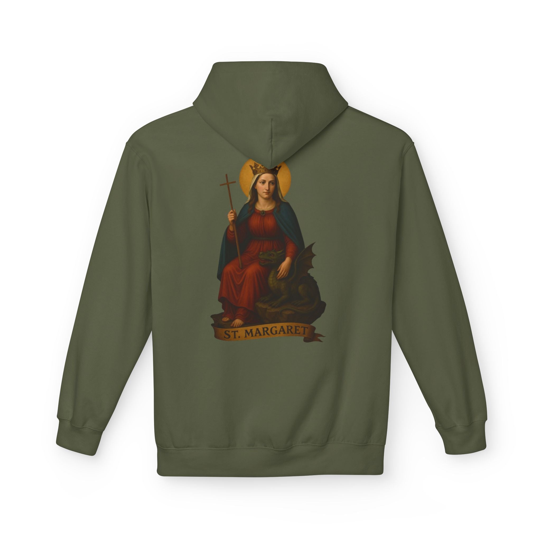 St. Margaret Fleece Hoodie — Victorium Saint Collection