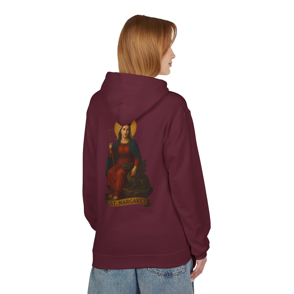 St. Margaret Fleece Hoodie — Victorium Saint Collection
