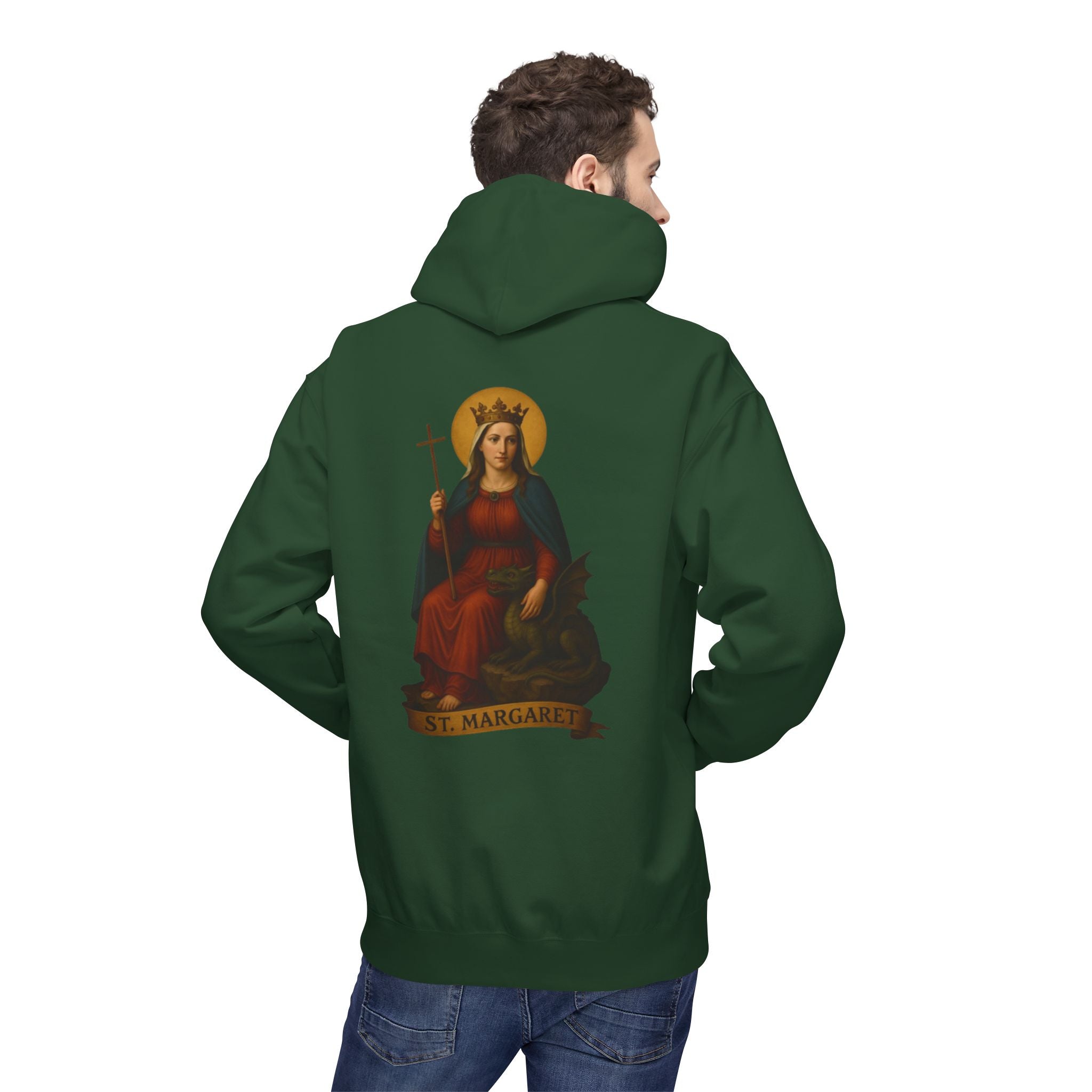 St. Margaret Fleece Hoodie — Victorium Saint Collection