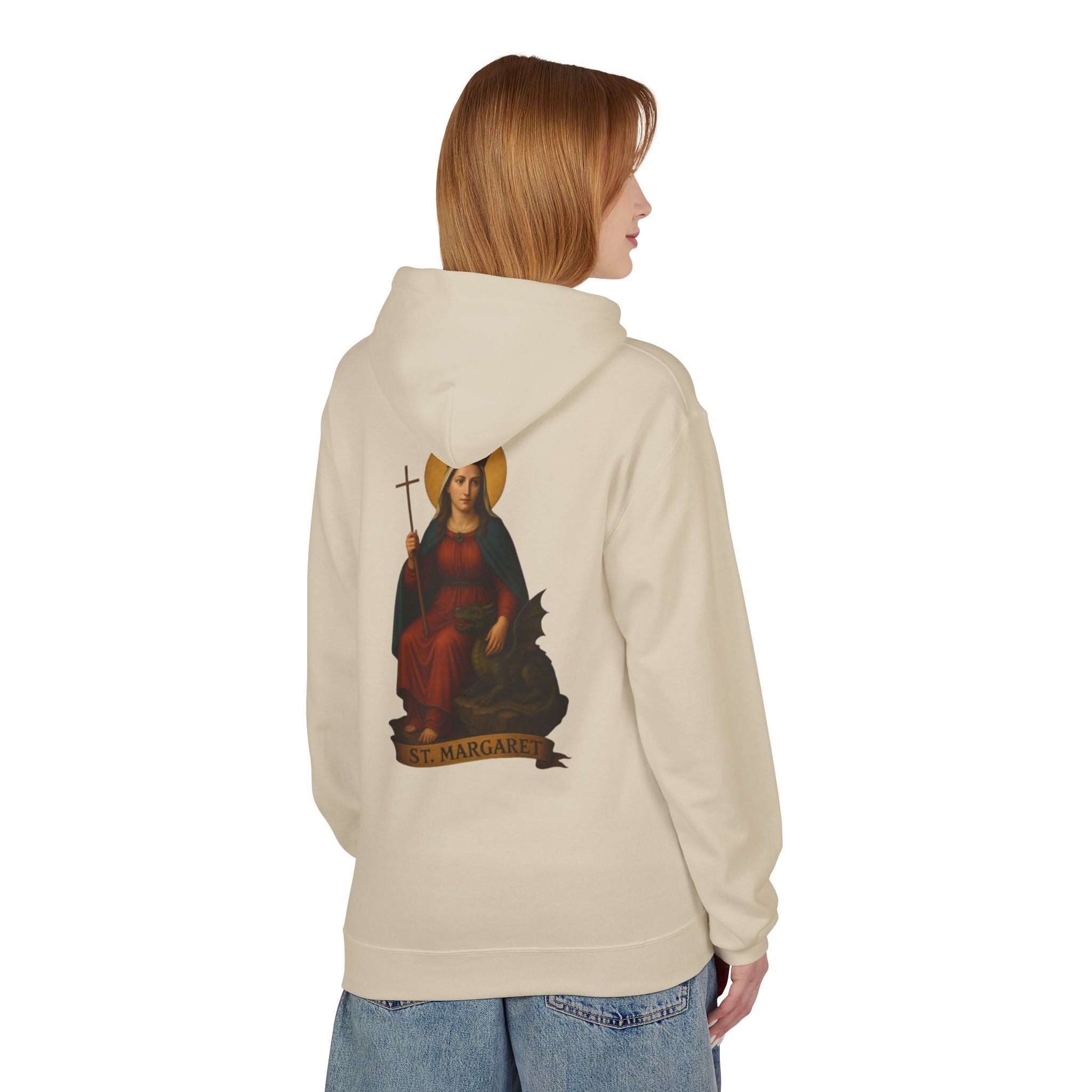 St. Margaret Fleece Hoodie — Victorium Saint Collection