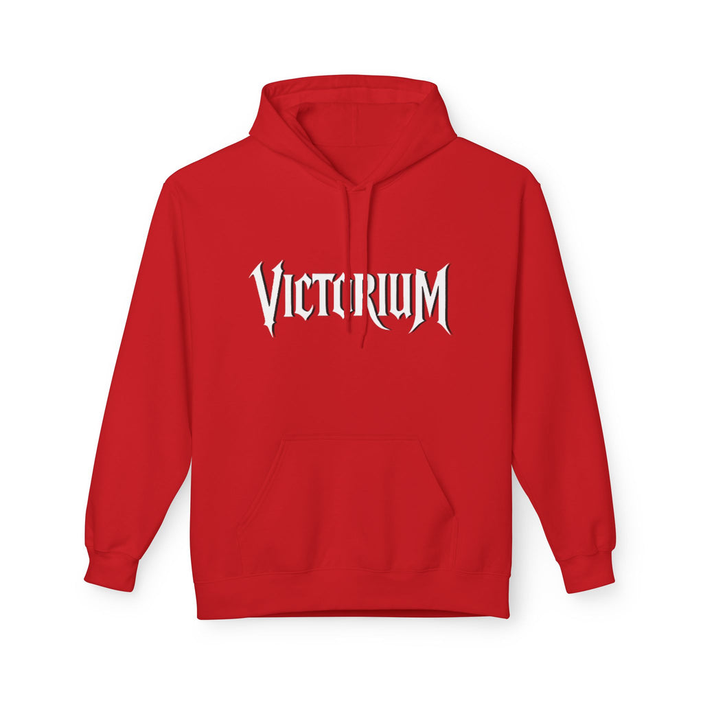 Dove Surrounded Victorium Logo Unisex Fleece Hoodie