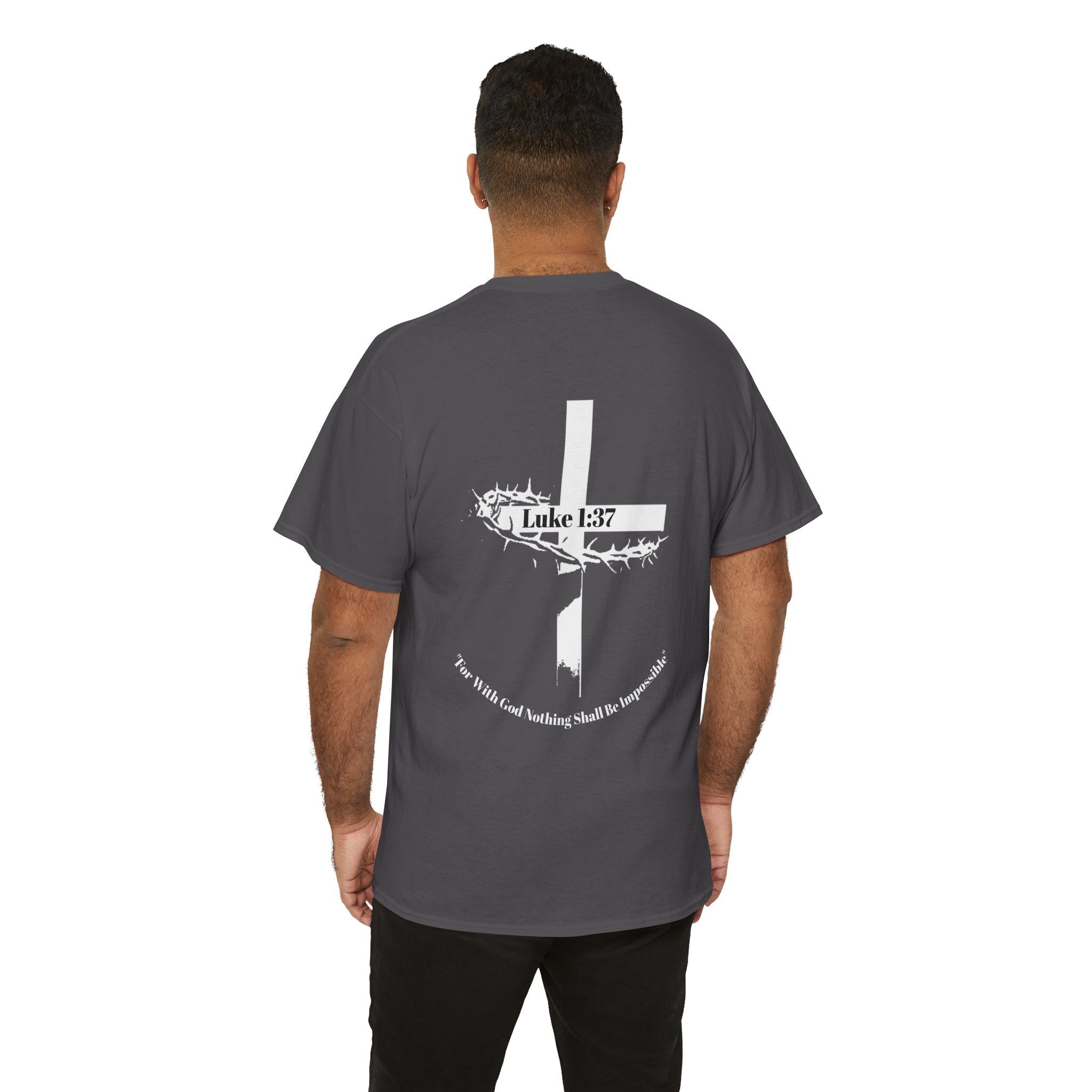Victorium Cross Tee-Shirt with Crown of Thorns