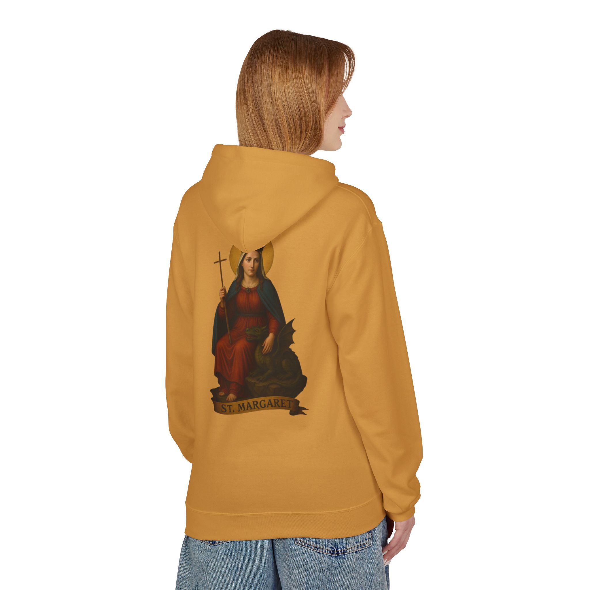 St. Margaret Fleece Hoodie — Victorium Saint Collection