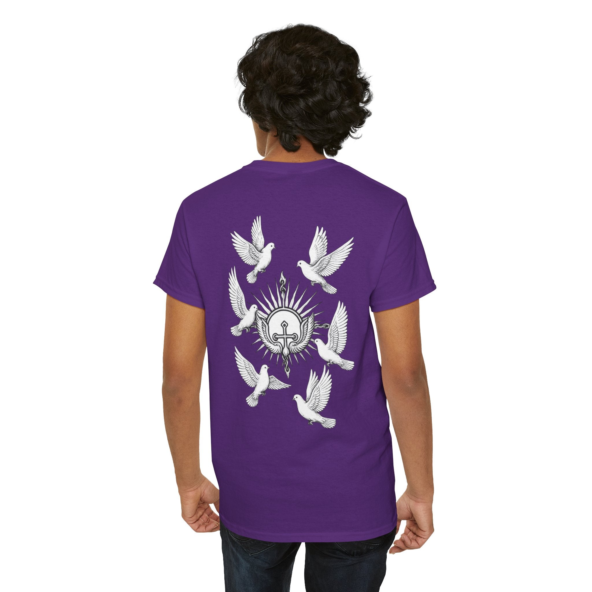 Dove Surrounded Victorium Logo Unisex Tee