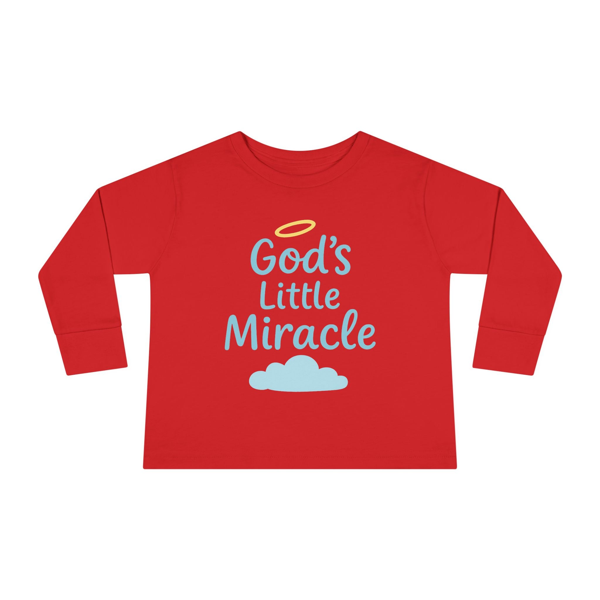 God's Little Miracle - Victorium Toddler Long Sleeve Tee
