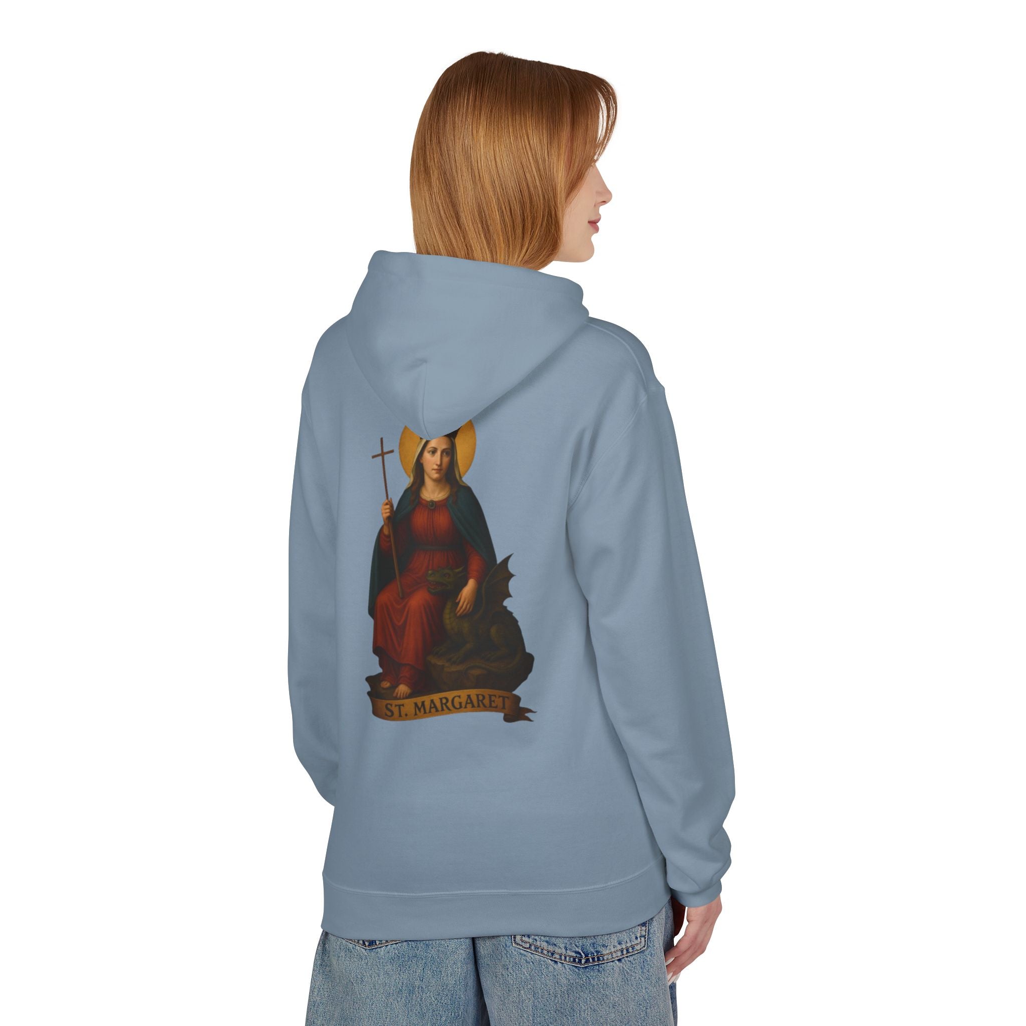 St. Margaret Fleece Hoodie — Victorium Saint Collection