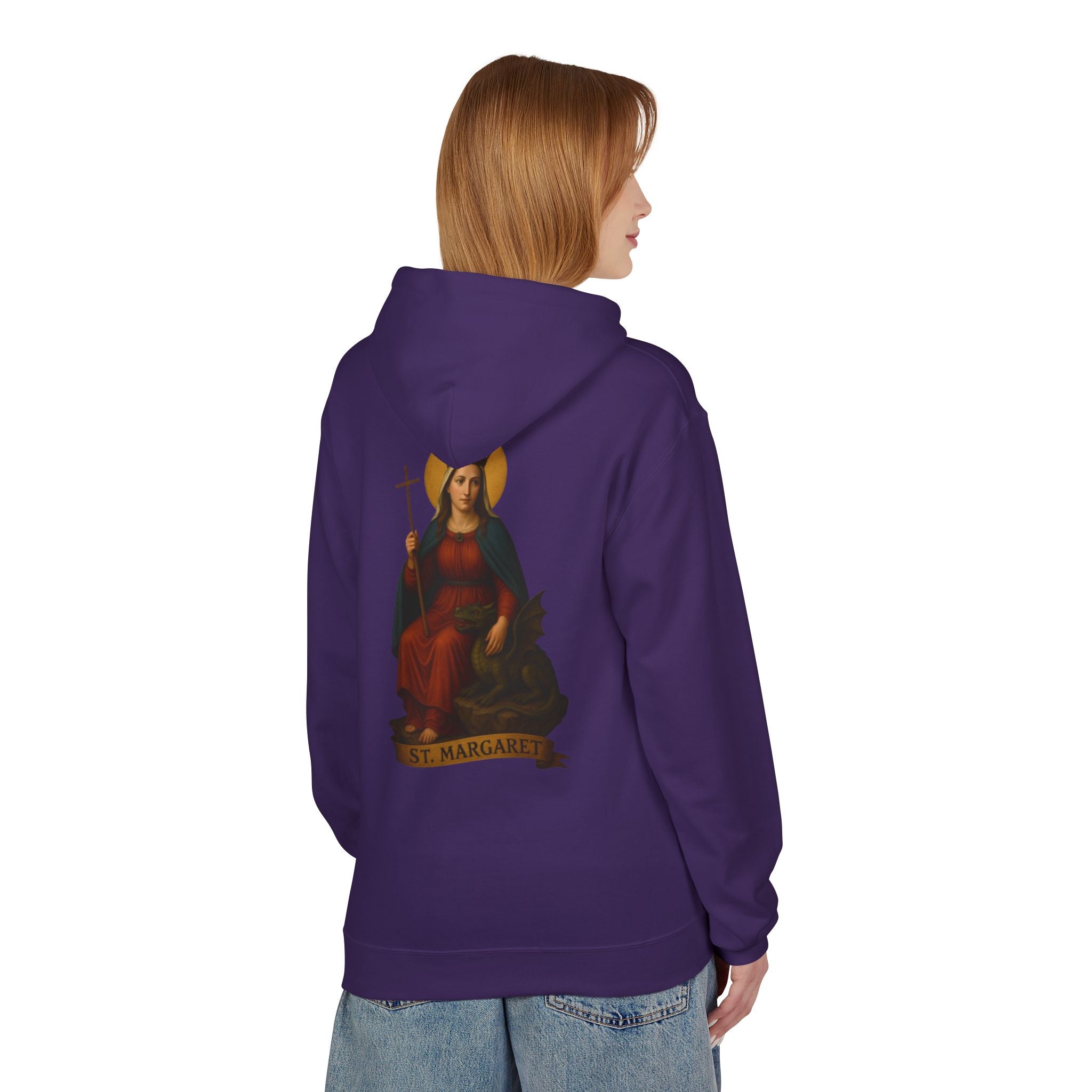 St. Margaret Fleece Hoodie — Victorium Saint Collection
