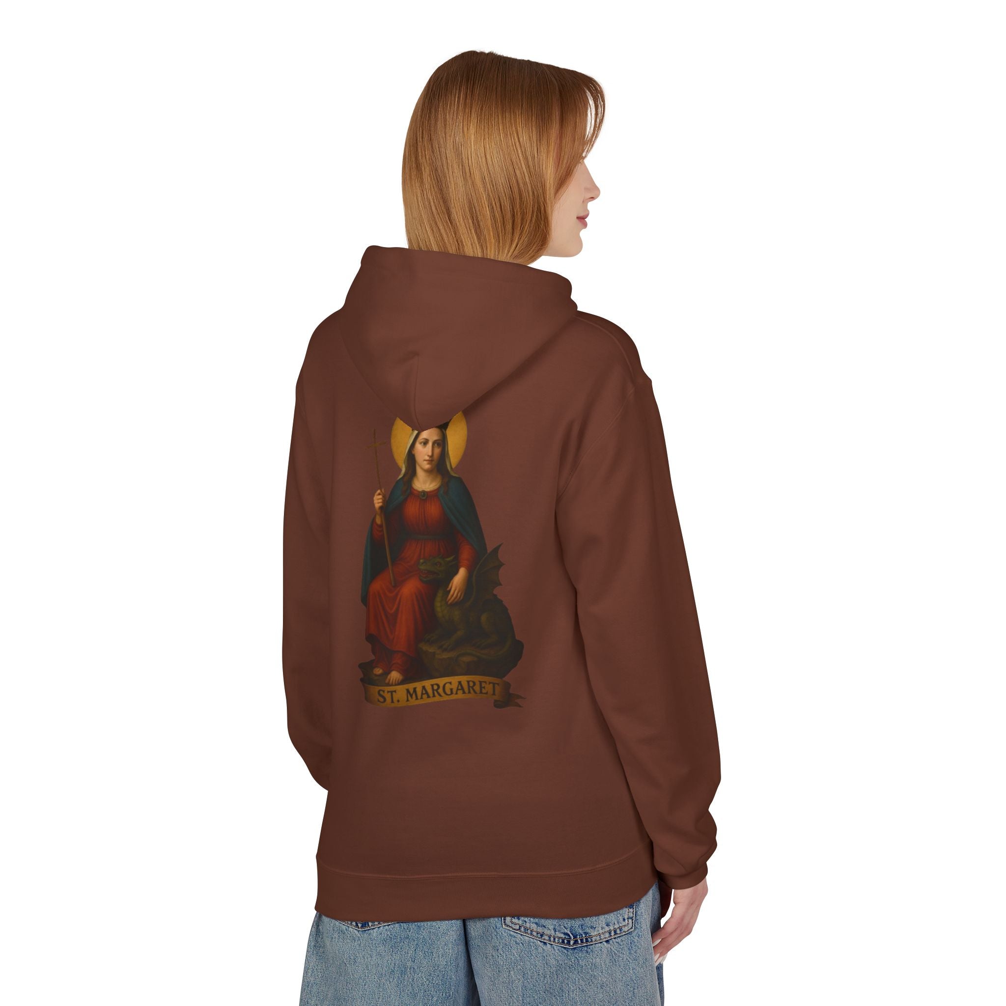 St. Margaret Fleece Hoodie — Victorium Saint Collection