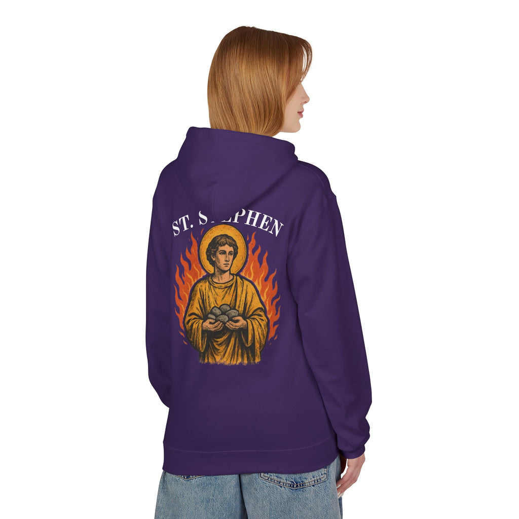 St. Stephen Fleece Hoodie - Victorium Saint Collection