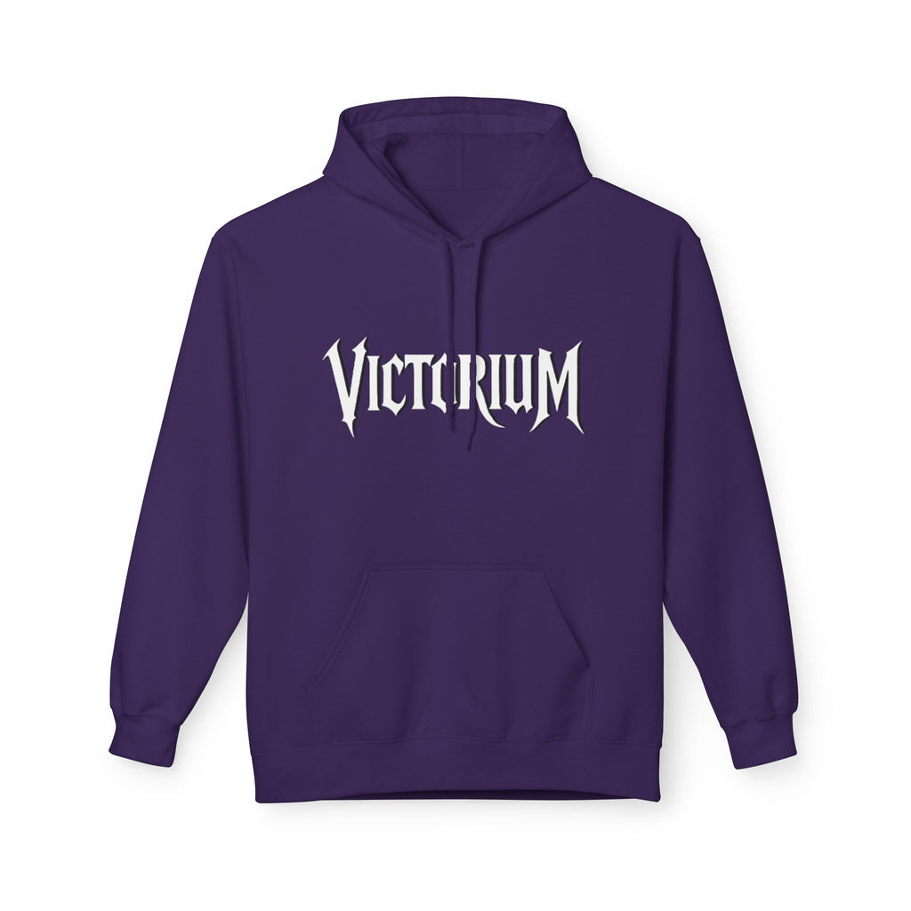 Dove Surrounded Victorium Logo Unisex Fleece Hoodie