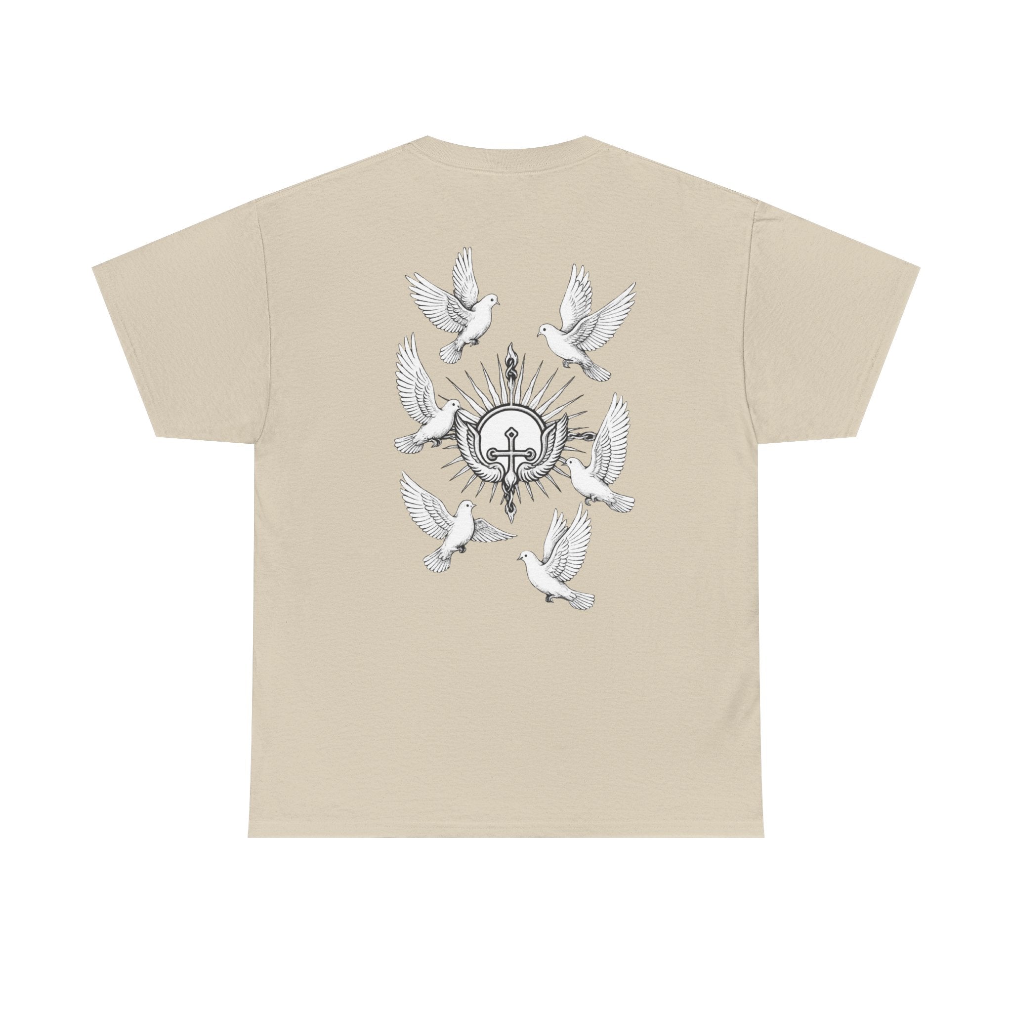 Dove Surrounded Victorium Logo Unisex Tee