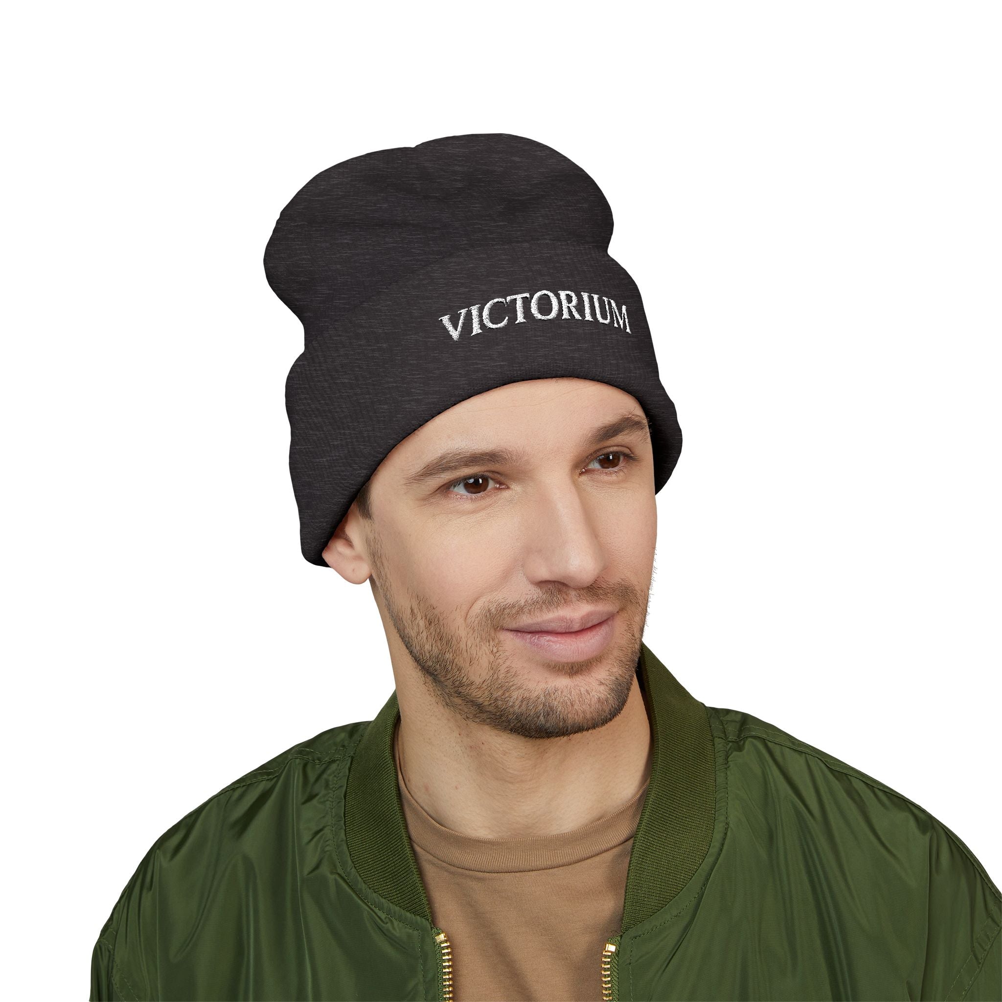 Victorium Unisex Embroided Beanie