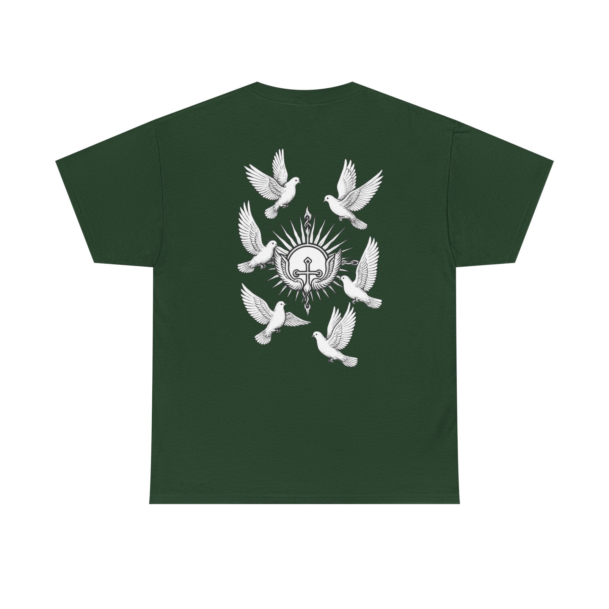 Dove Surrounded Victorium Logo Unisex Tee