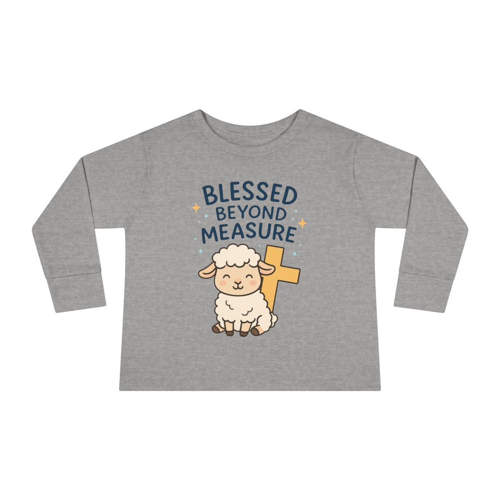 Blessed Beyond Measure - Victorium Toddler Long Sleeve Tee