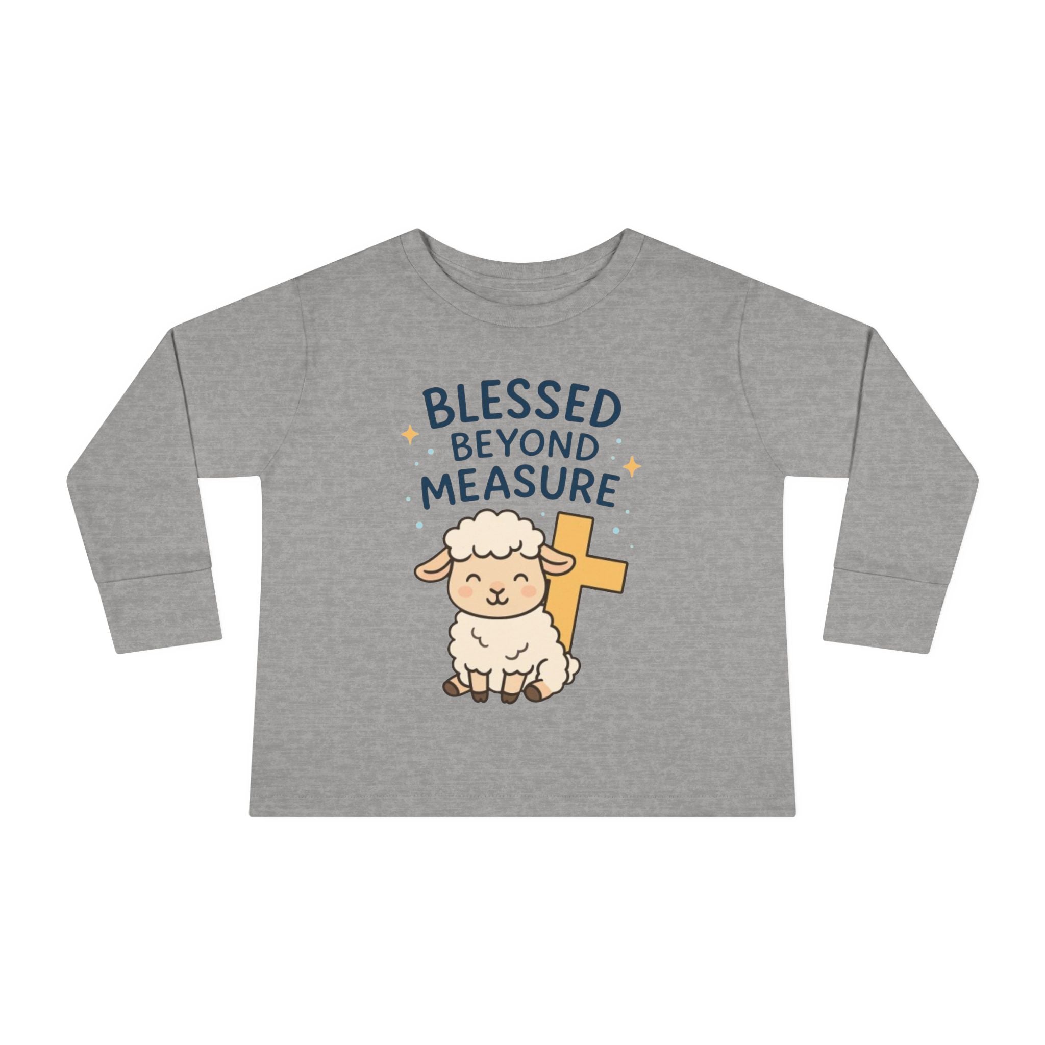 Blessed Beyond Measure - Victorium Toddler Long Sleeve Tee