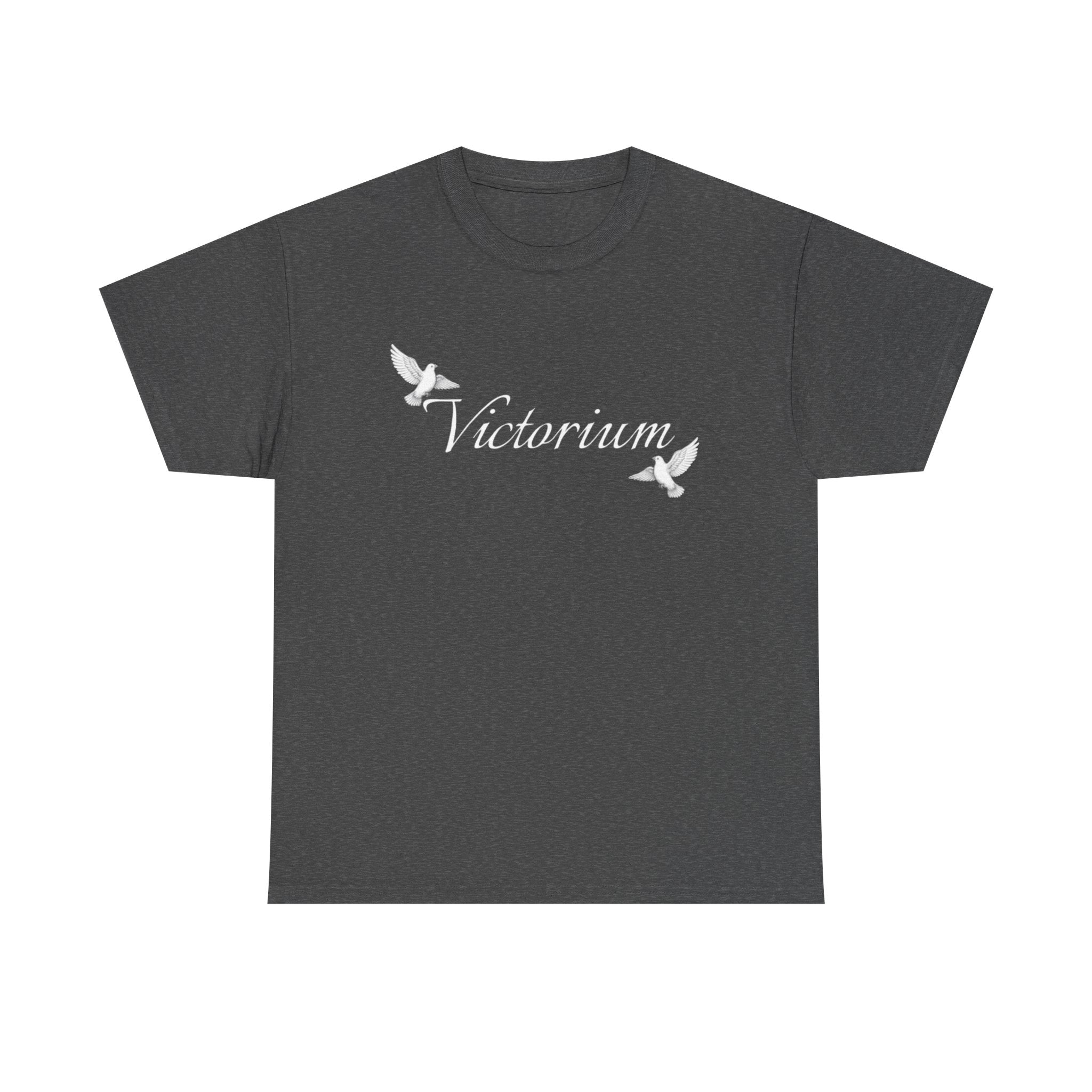 Dove Surrounded Victorium Word & Design Logo Womens Tee