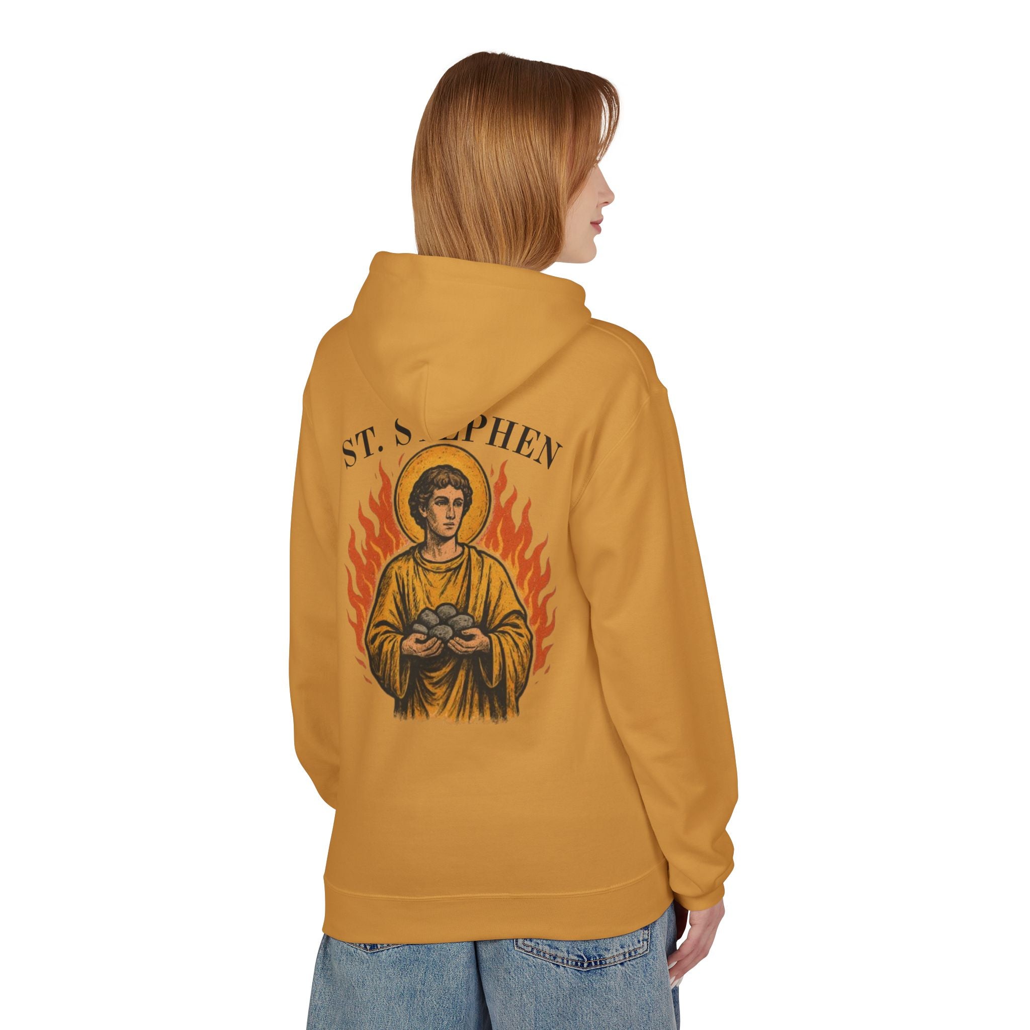 St. Stephen Fleece Hoodie - Victorium Saint Collection