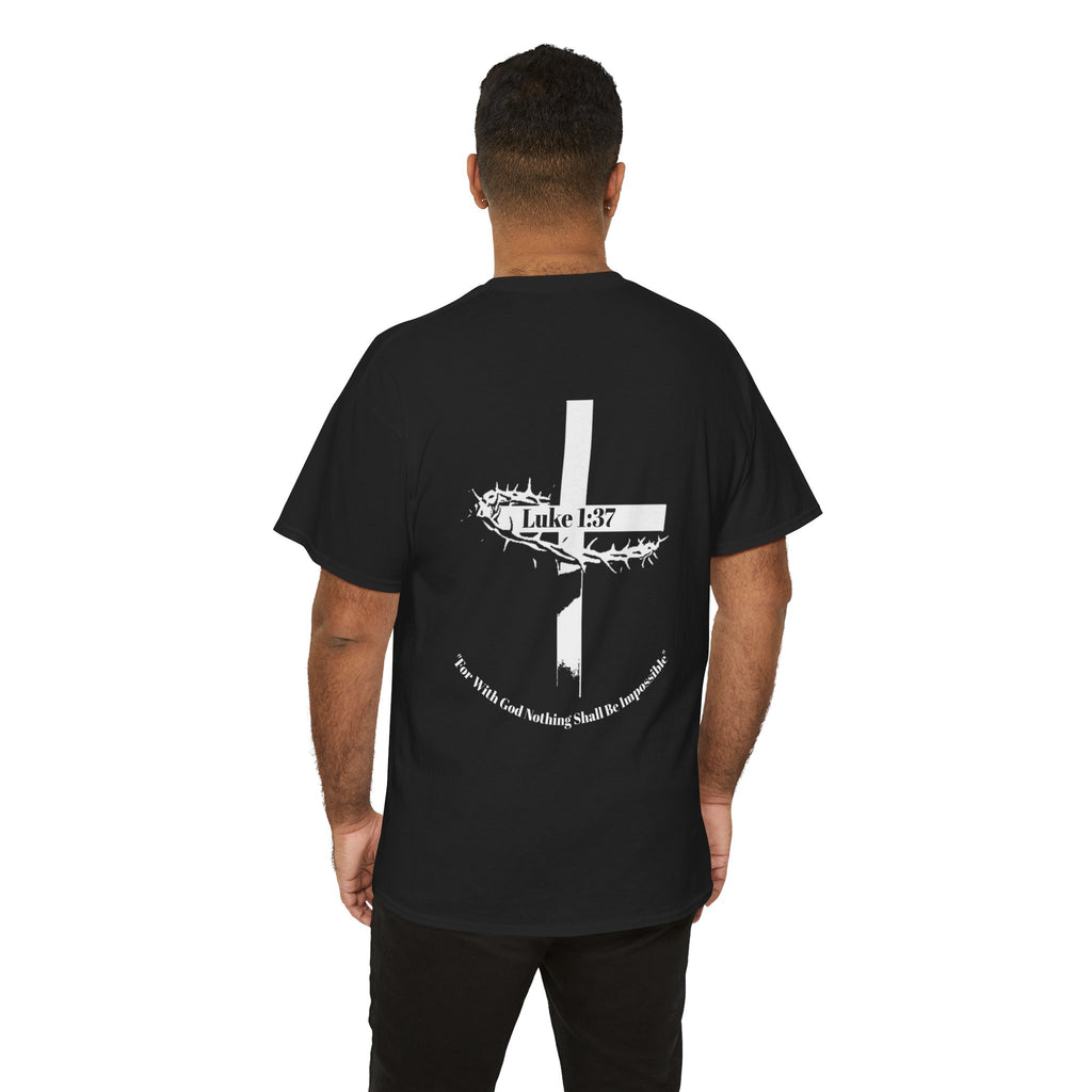 Victorium Cross Tee-Shirt with Crown of Thorns