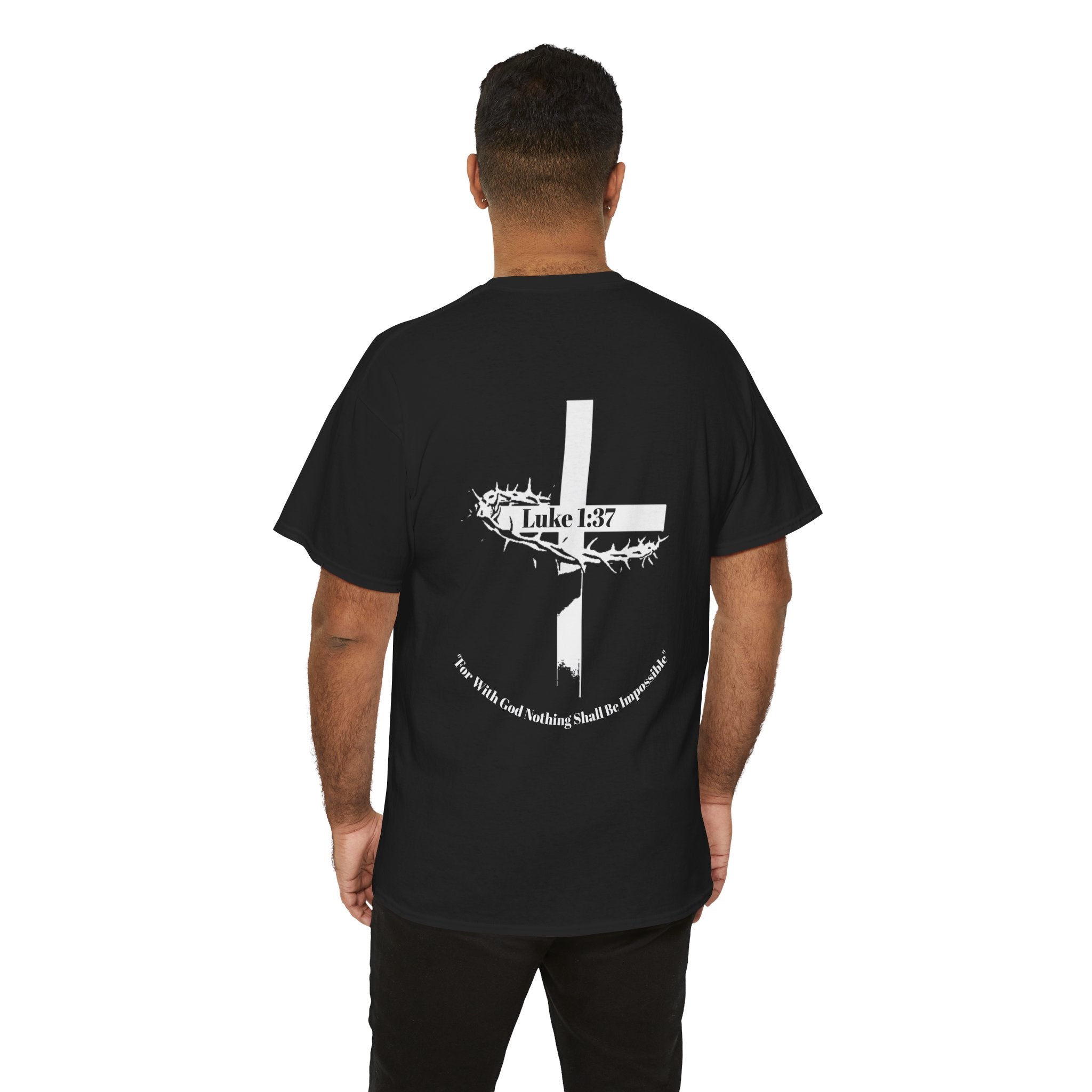 Victorium Cross Tee-Shirt with Crown of Thorns