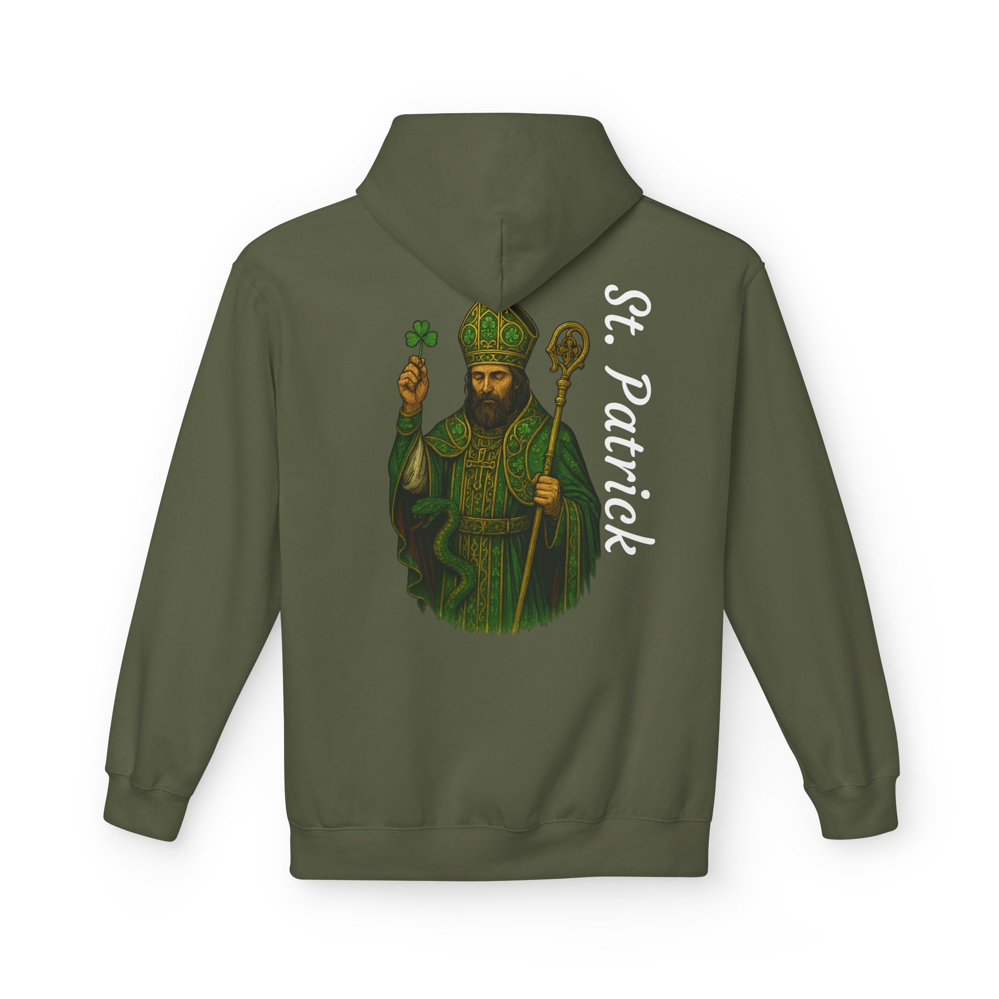 St. Patrick Fleece Hoodie - Victorium Saint Collection