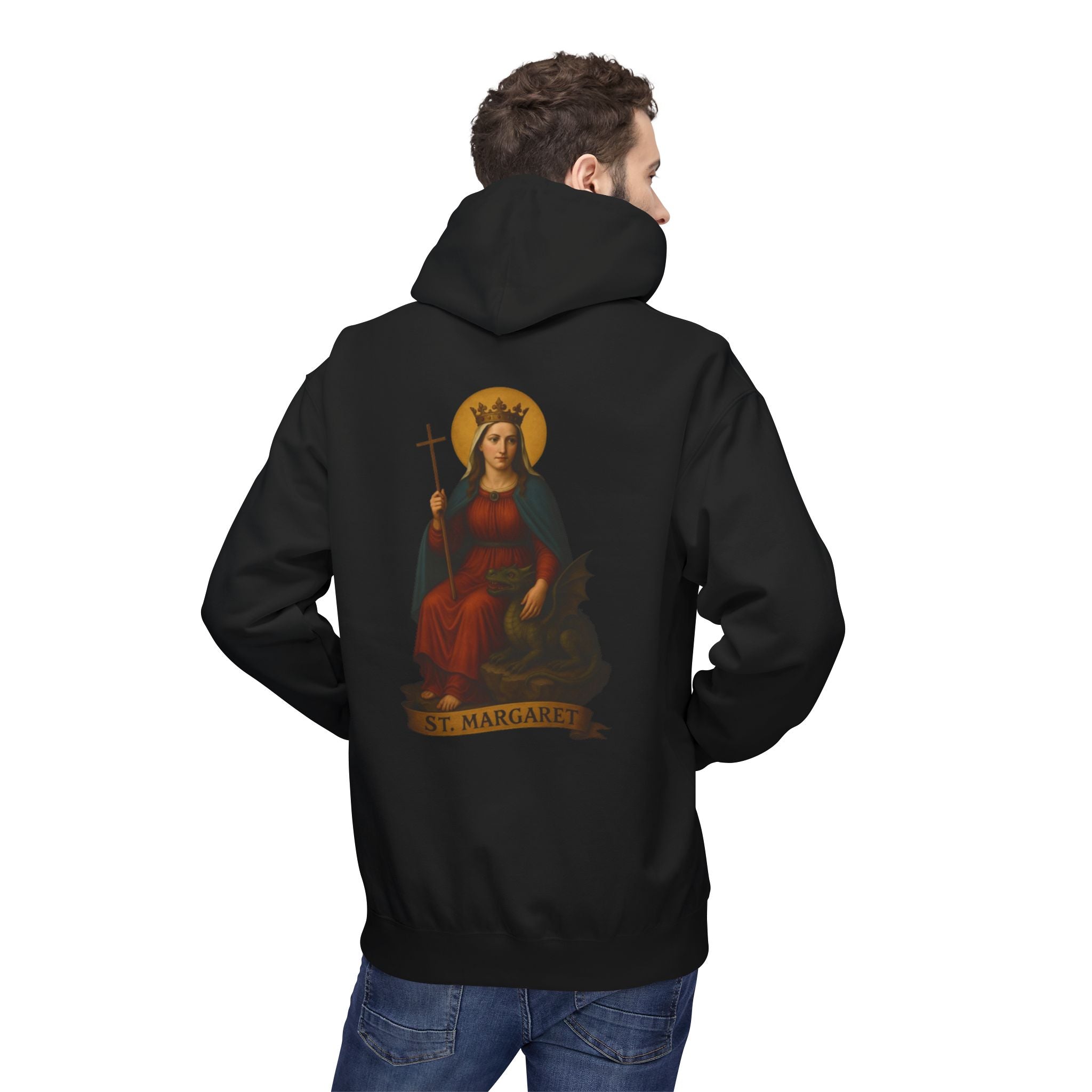 St. Margaret Fleece Hoodie — Victorium Saint Collection