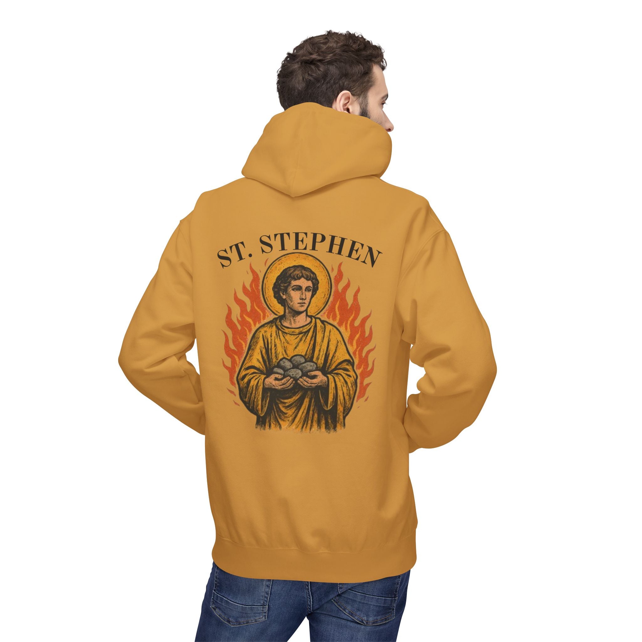 St. Stephen Fleece Hoodie - Victorium Saint Collection