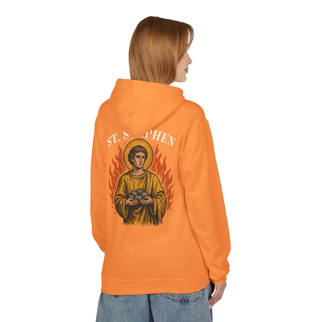 St. Stephen Fleece Hoodie - Victorium Saint Collection