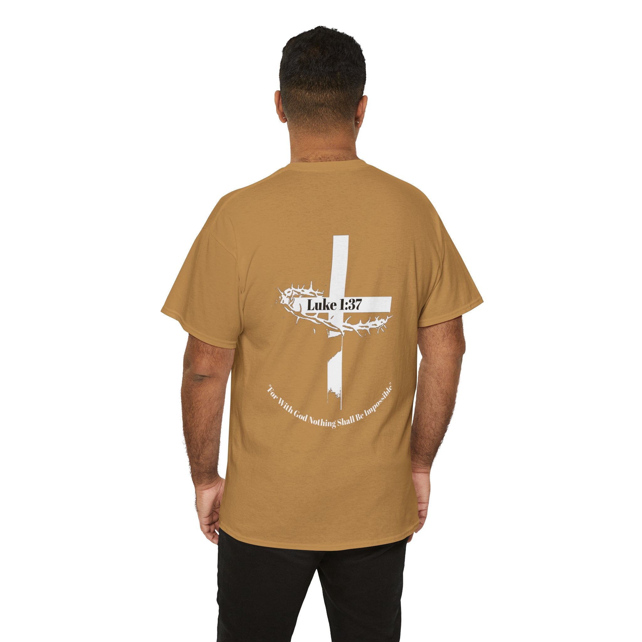 Victorium Cross Tee-Shirt with Crown of Thorns