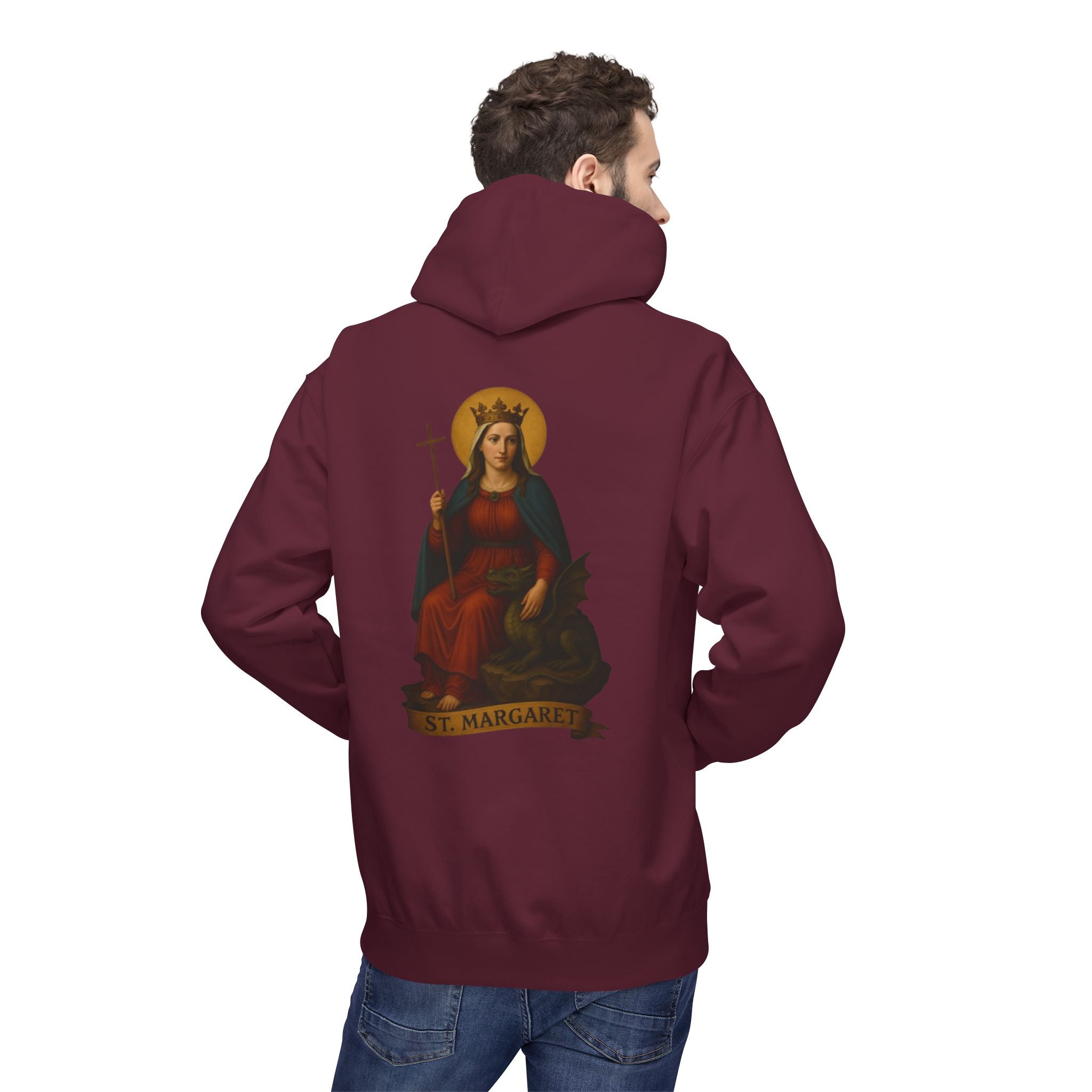 St. Margaret Fleece Hoodie — Victorium Saint Collection