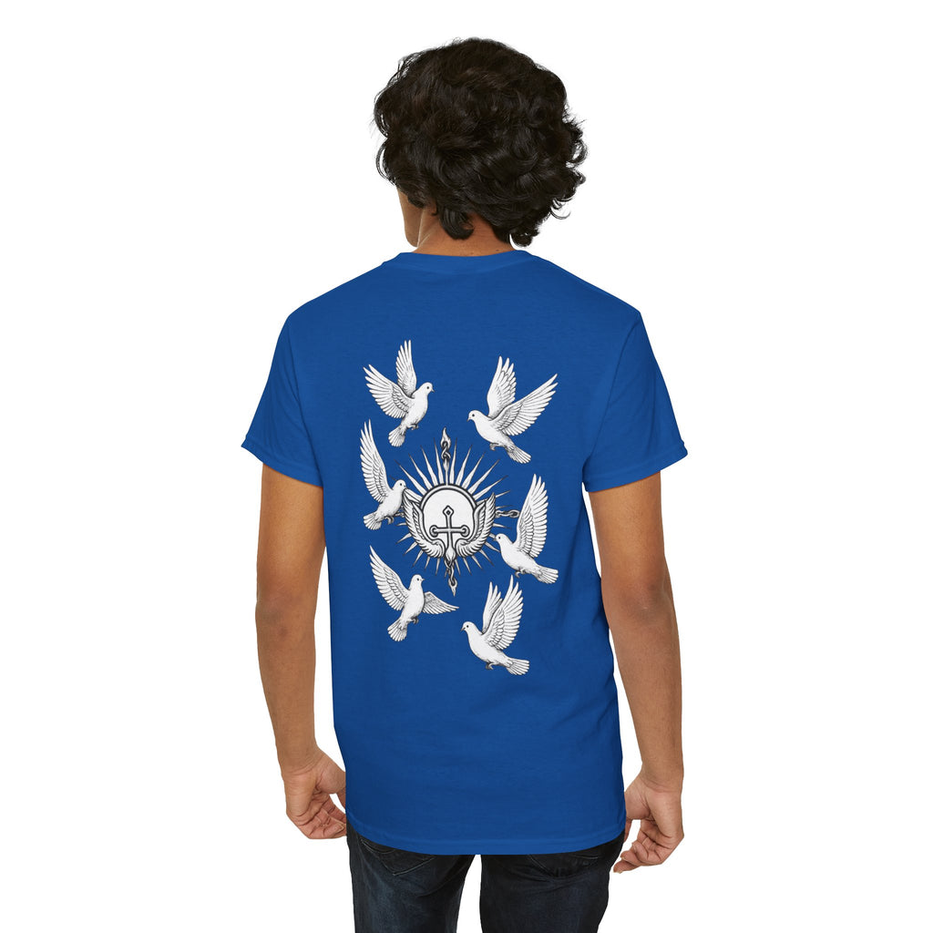 Dove Surrounded Victorium Logo Unisex Tee