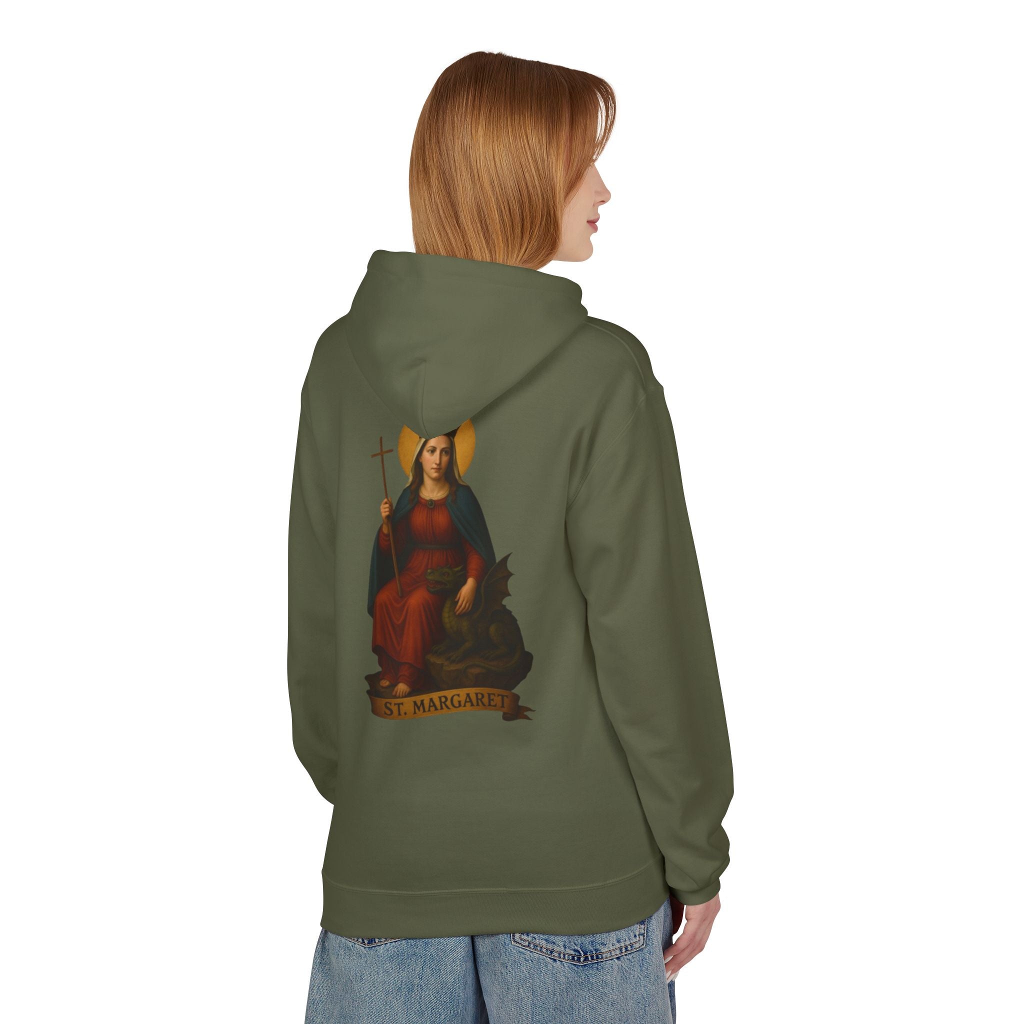 St. Margaret Fleece Hoodie — Victorium Saint Collection