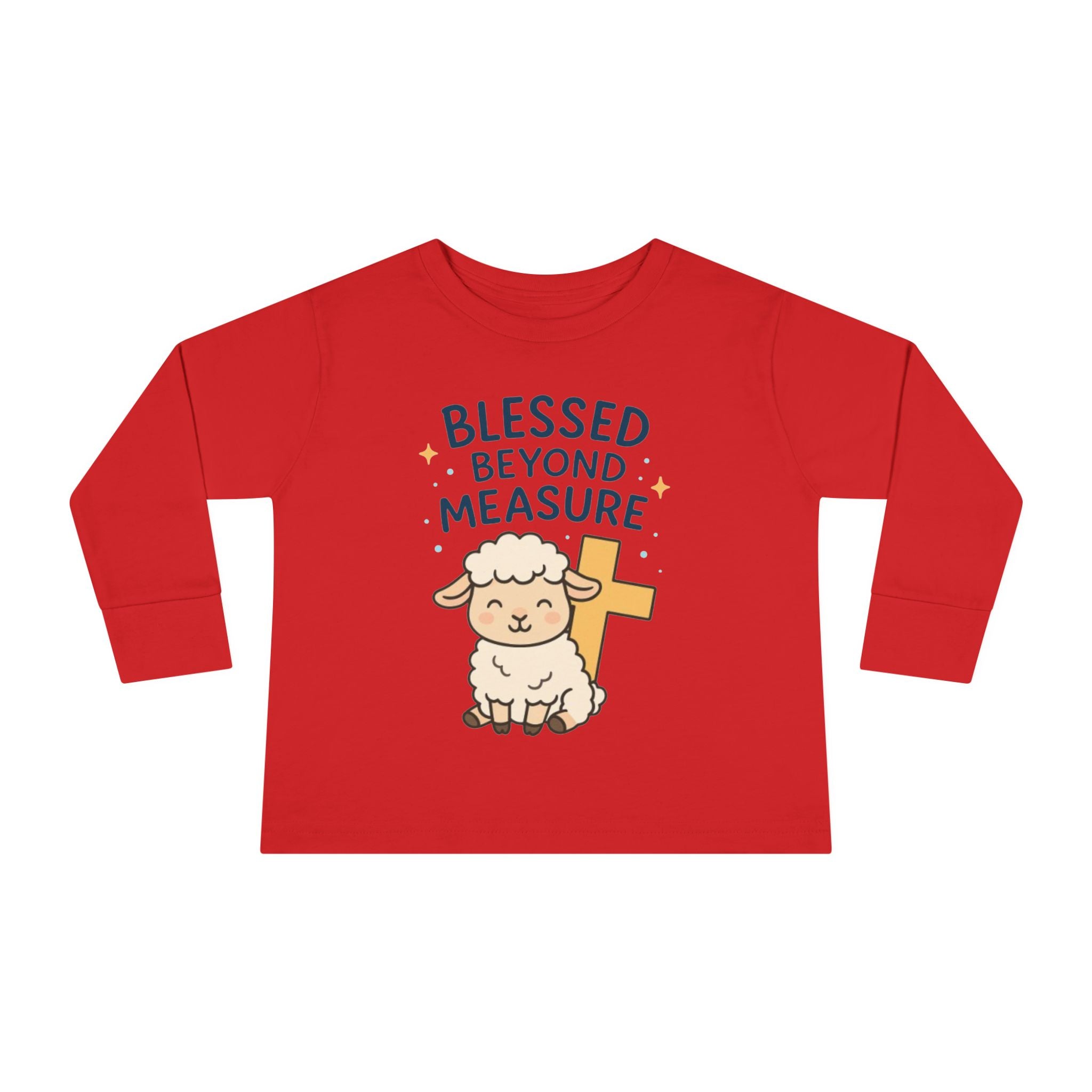 Blessed Beyond Measure - Victorium Toddler Long Sleeve Tee