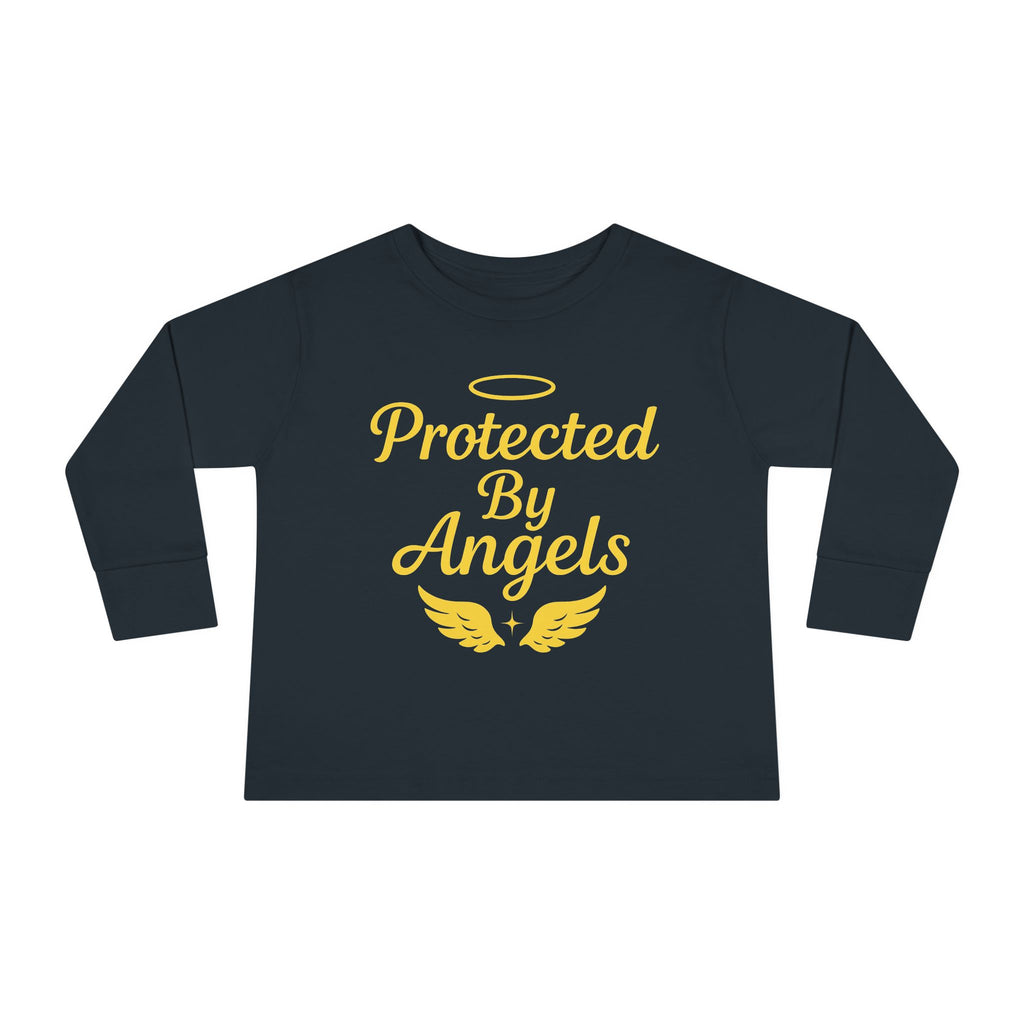 Protected By Angels - Victorium Toddler Long Sleeve Tee