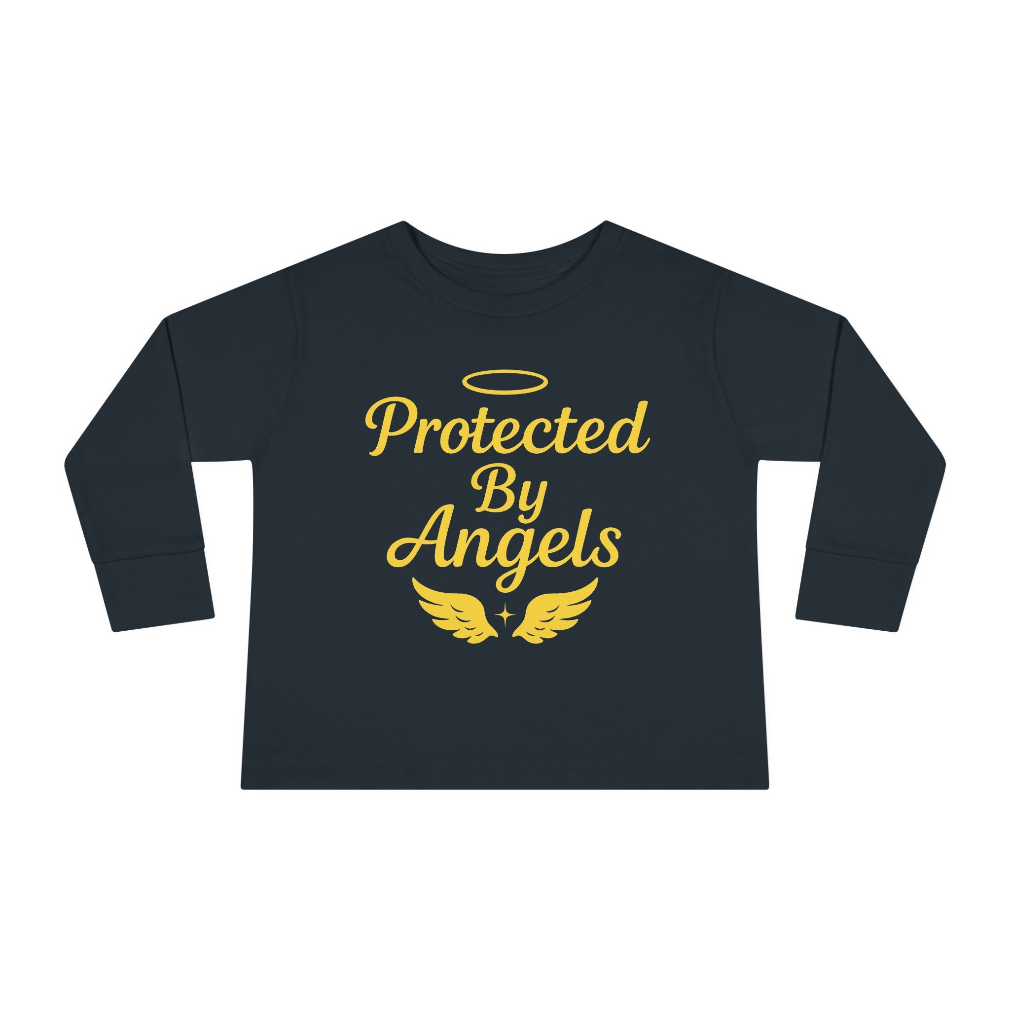 Protected By Angels - Victorium Toddler Long Sleeve Tee