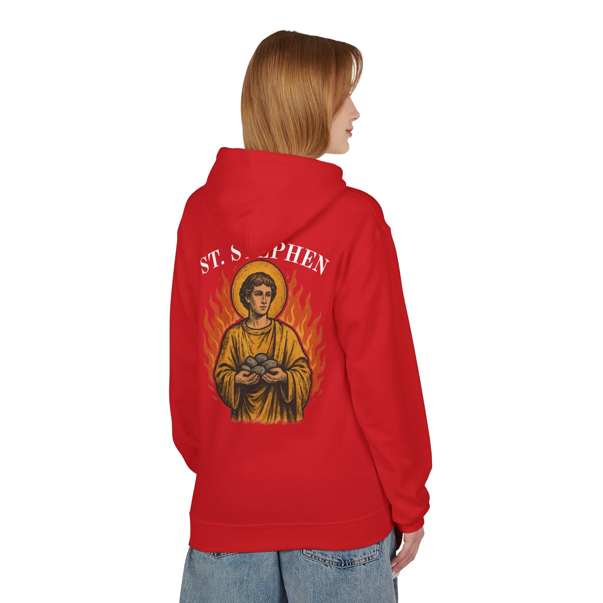 St. Stephen Fleece Hoodie - Victorium Saint Collection