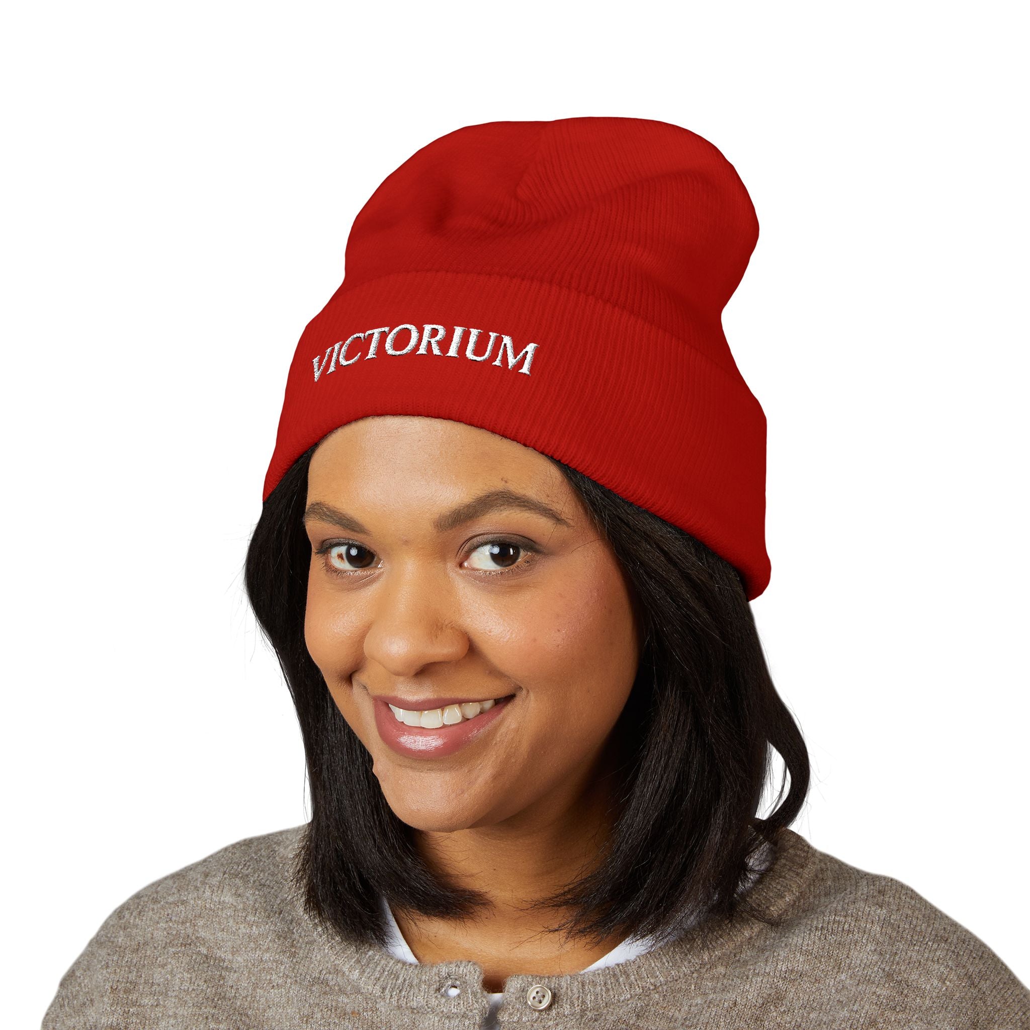 Victorium Unisex Embroided Beanie