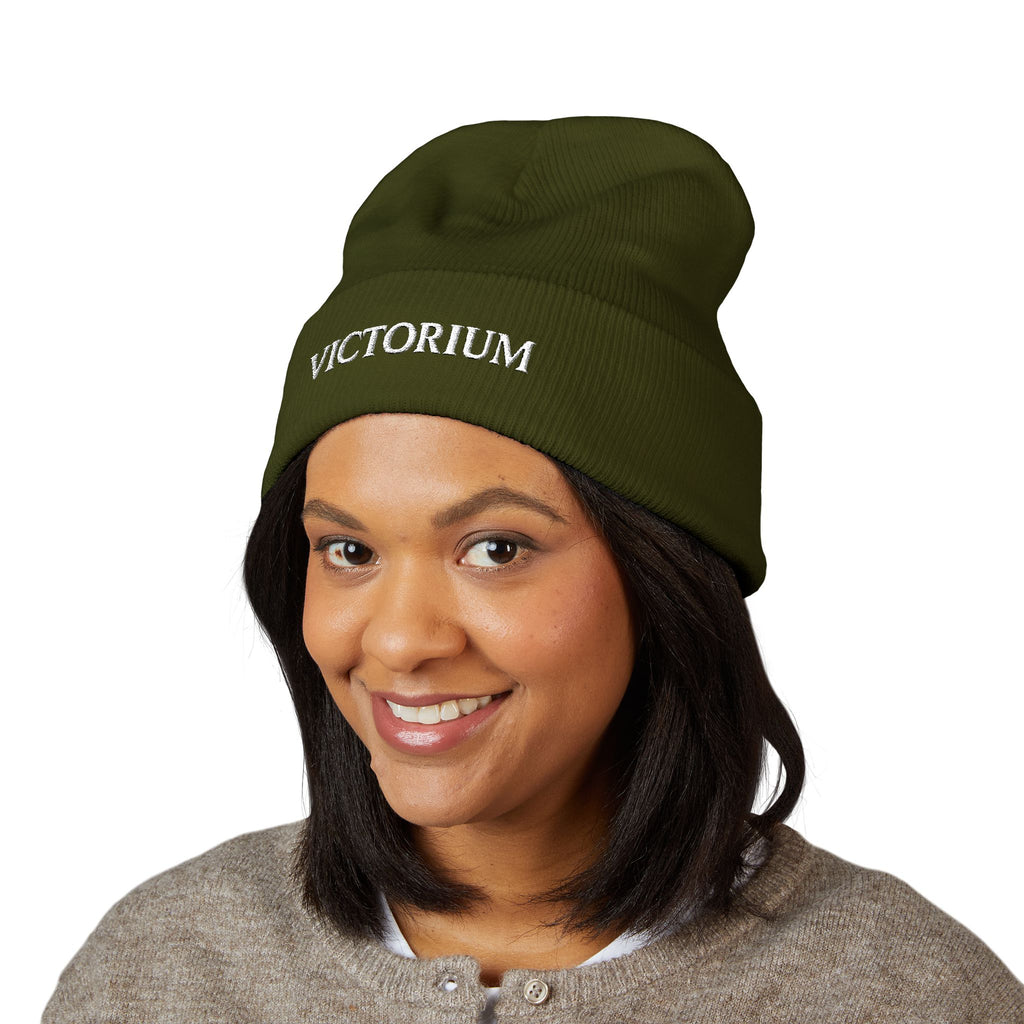 Victorium Unisex Embroided Beanie