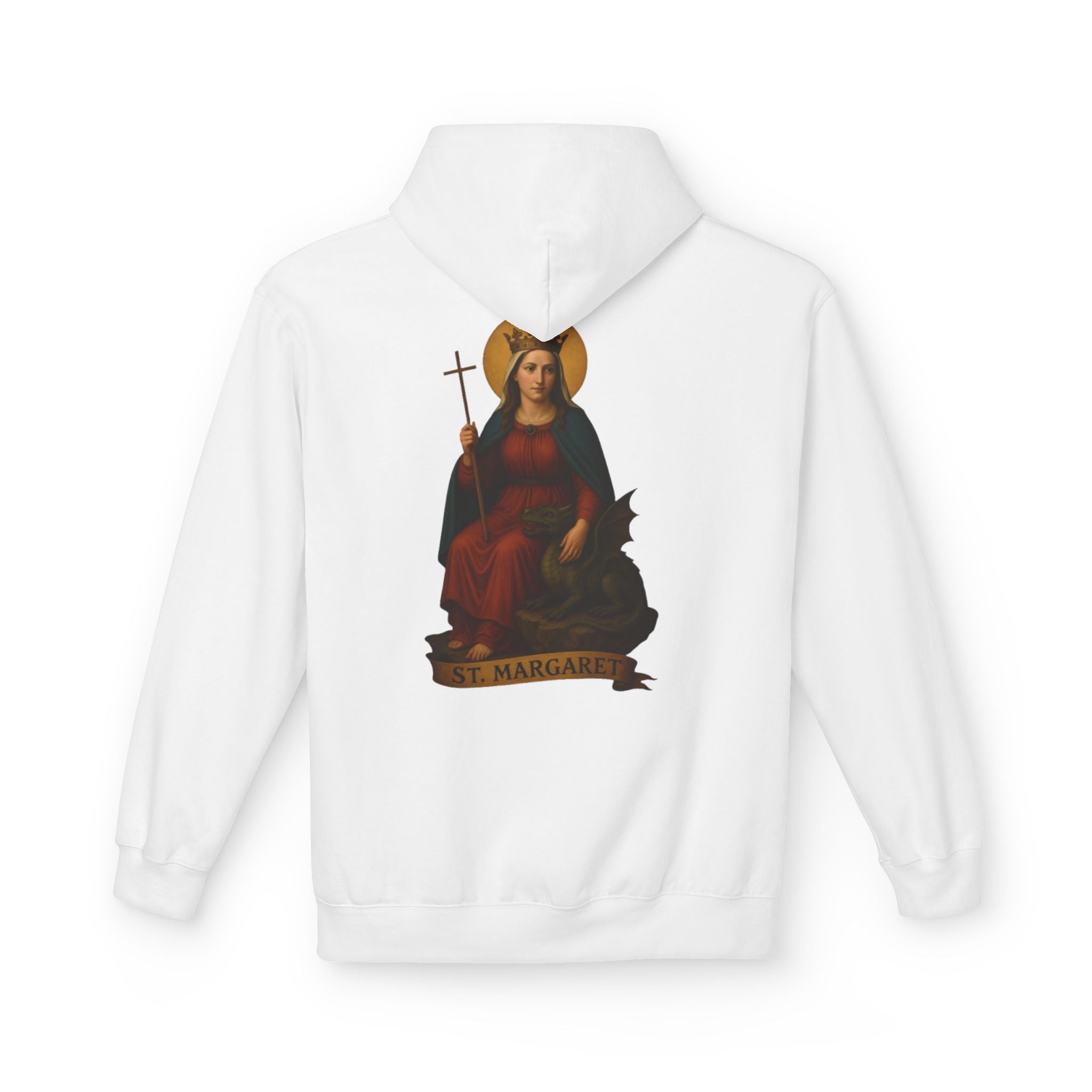 St. Margaret Fleece Hoodie — Victorium Saint Collection
