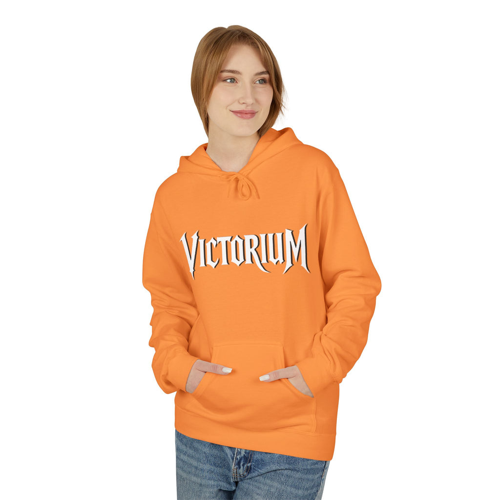 Dove Surrounded Victorium Logo Unisex Fleece Hoodie
