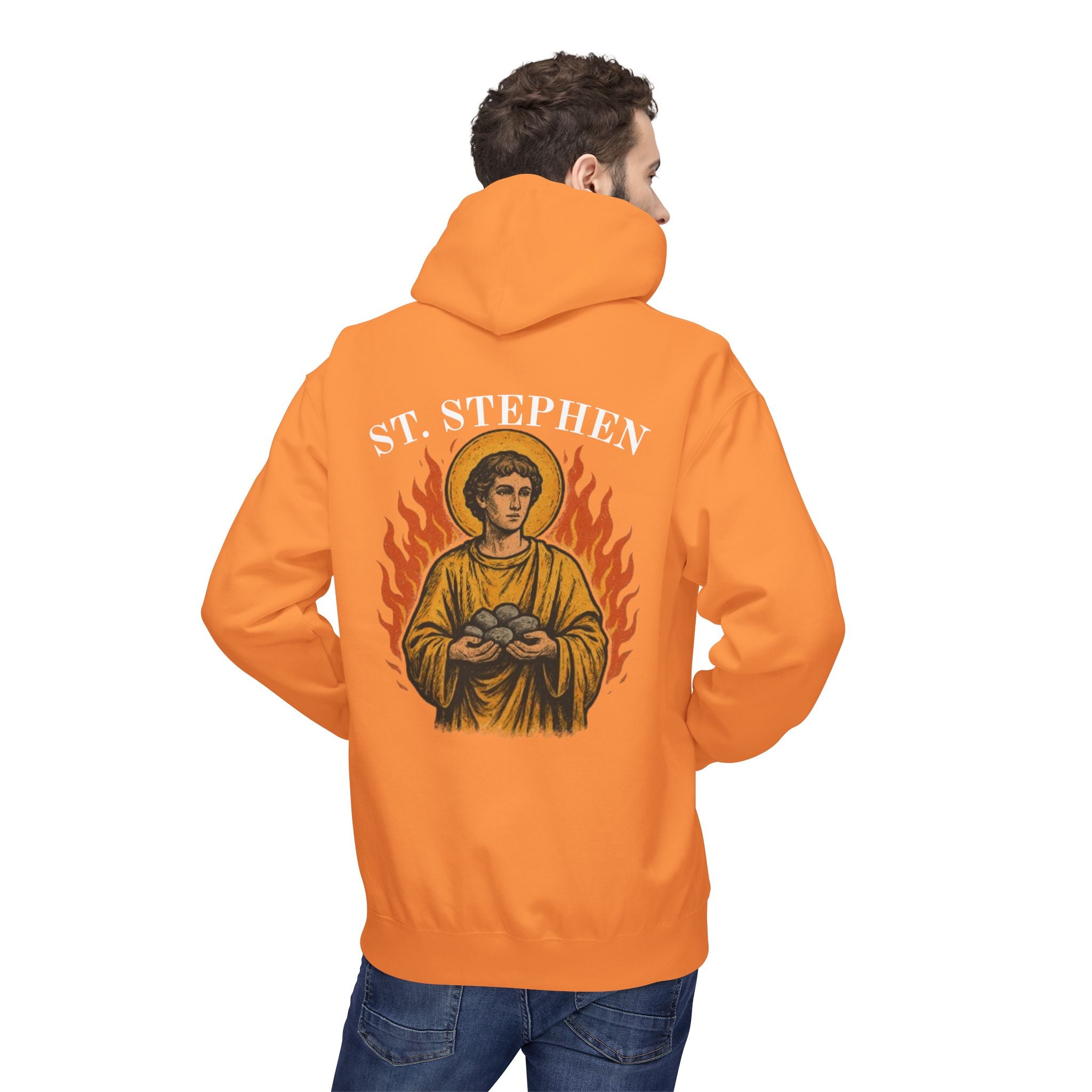 St. Stephen Fleece Hoodie - Victorium Saint Collection