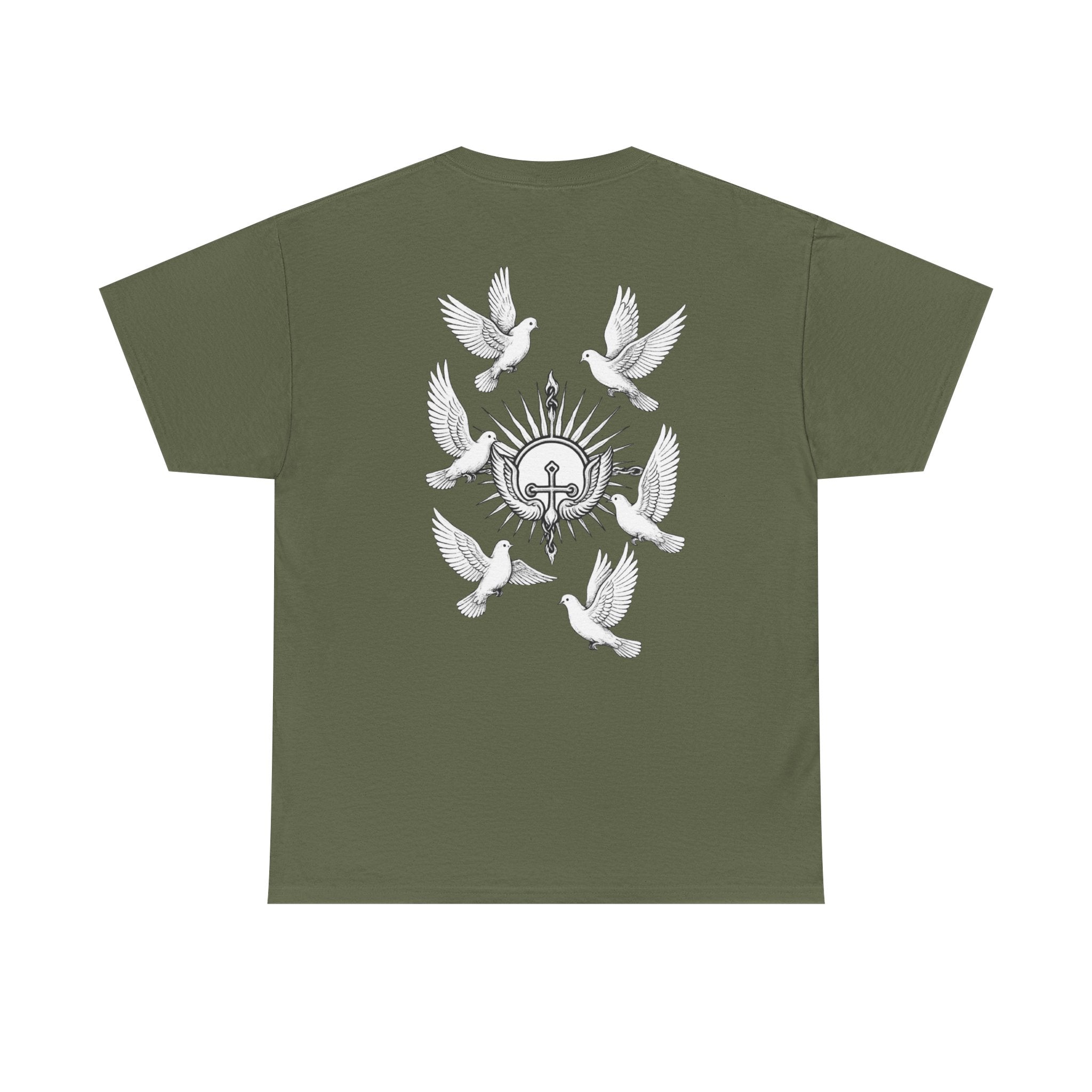Dove Surrounded Victorium Logo Unisex Tee