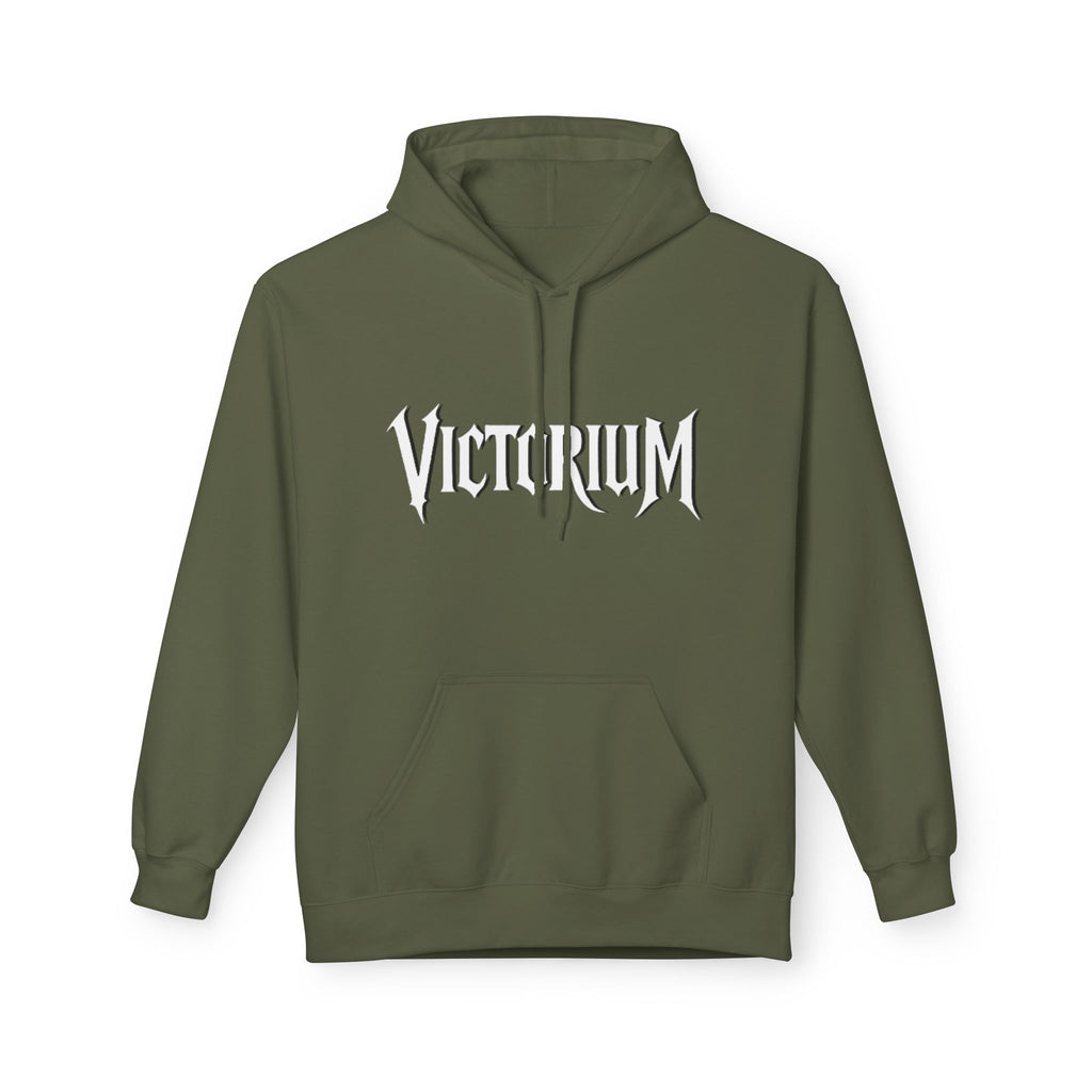 Dove Surrounded Victorium Logo Unisex Fleece Hoodie