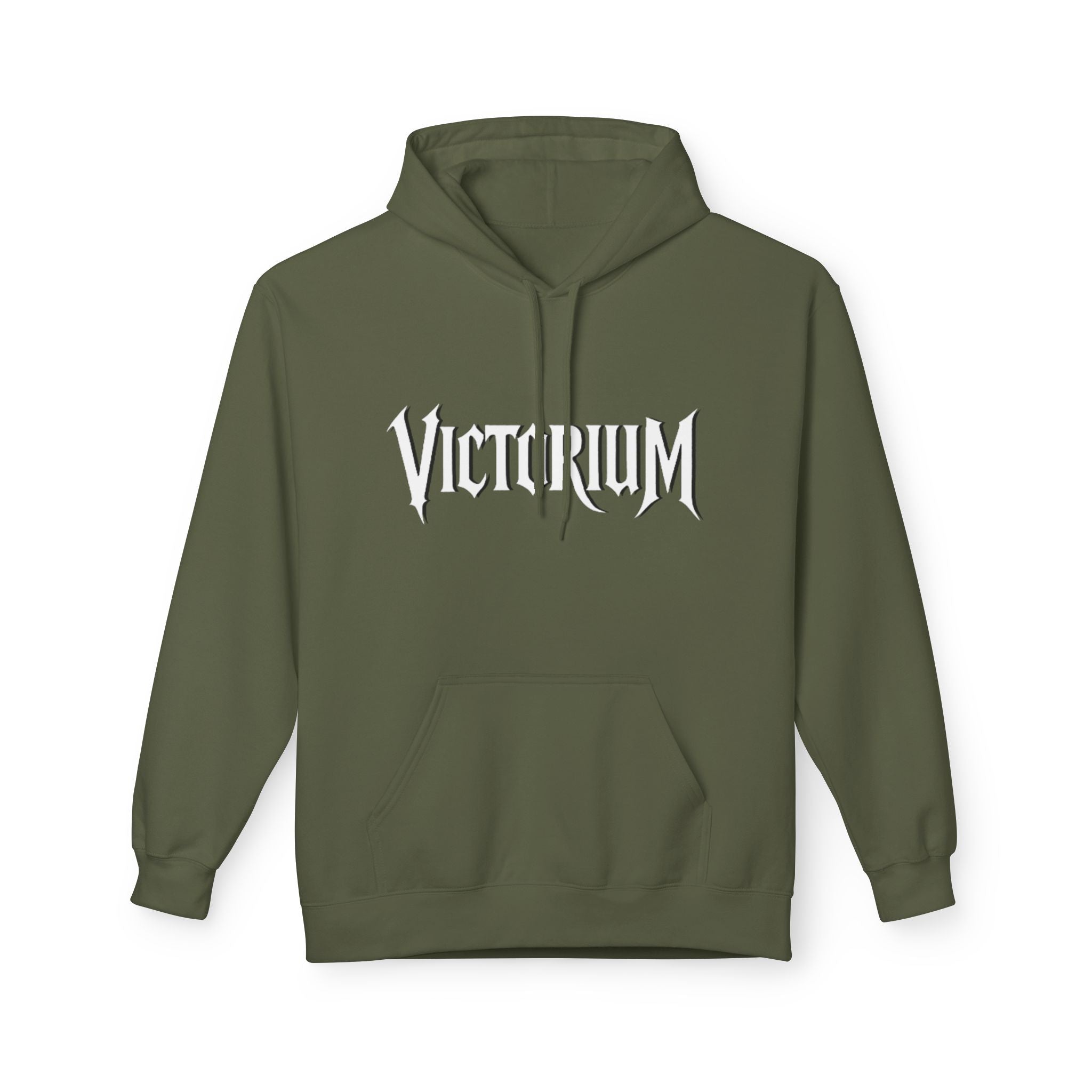 Dove Surrounded Victorium Logo Unisex Fleece Hoodie