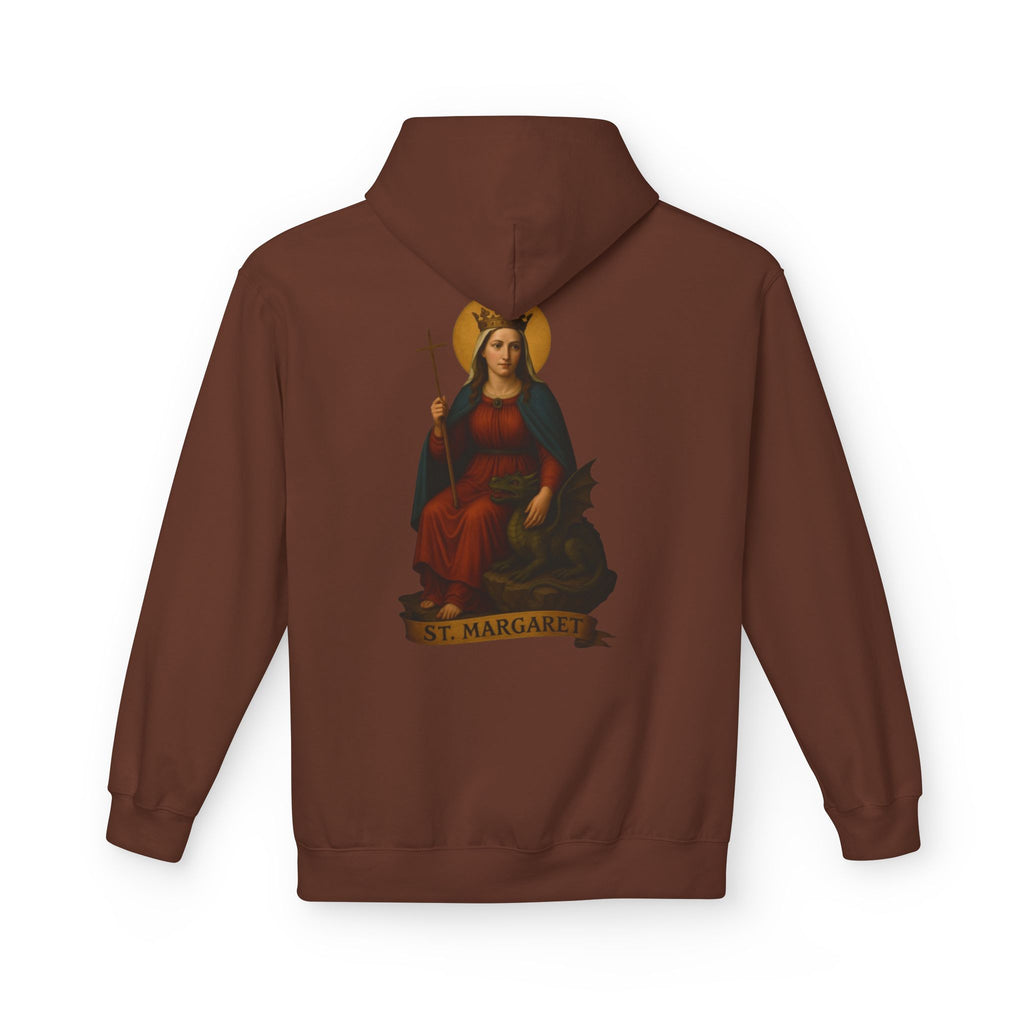 St. Margaret Fleece Hoodie — Victorium Saint Collection