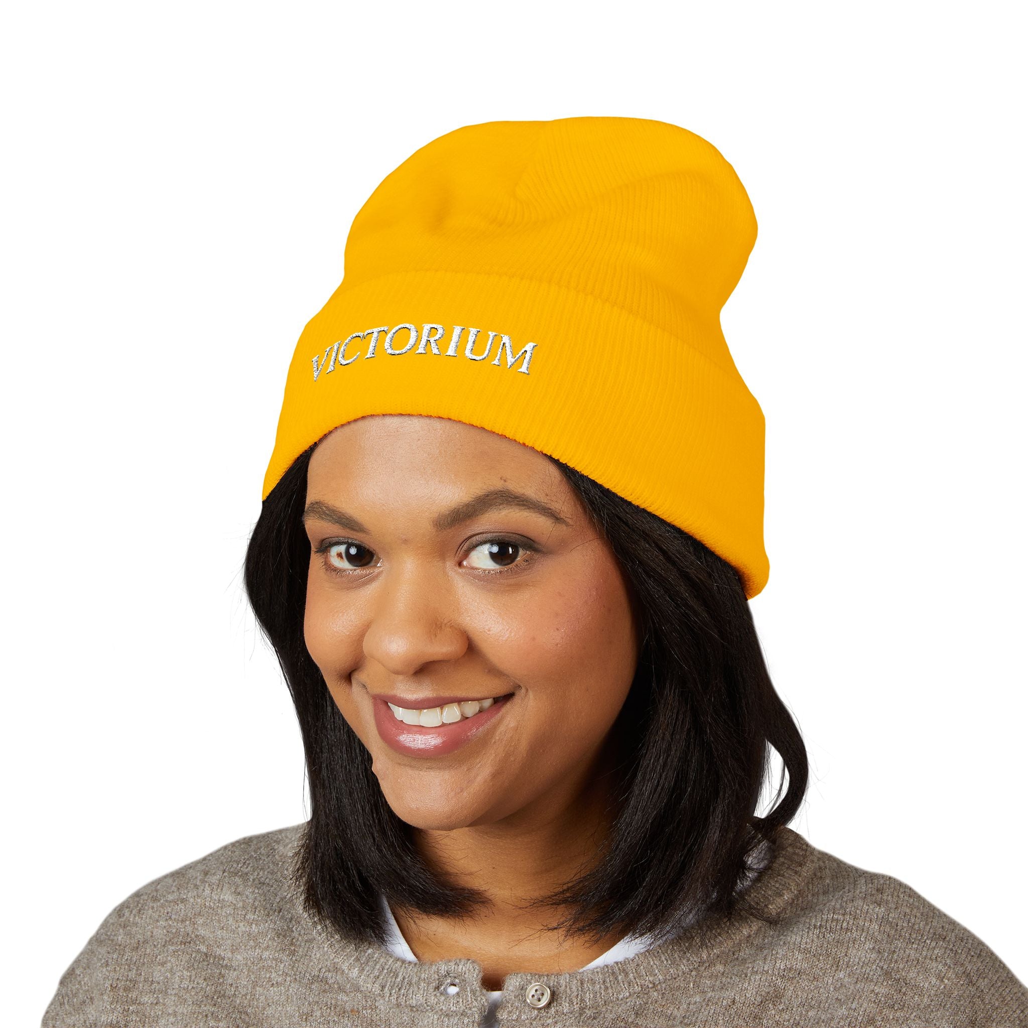 Victorium Unisex Embroided Beanie