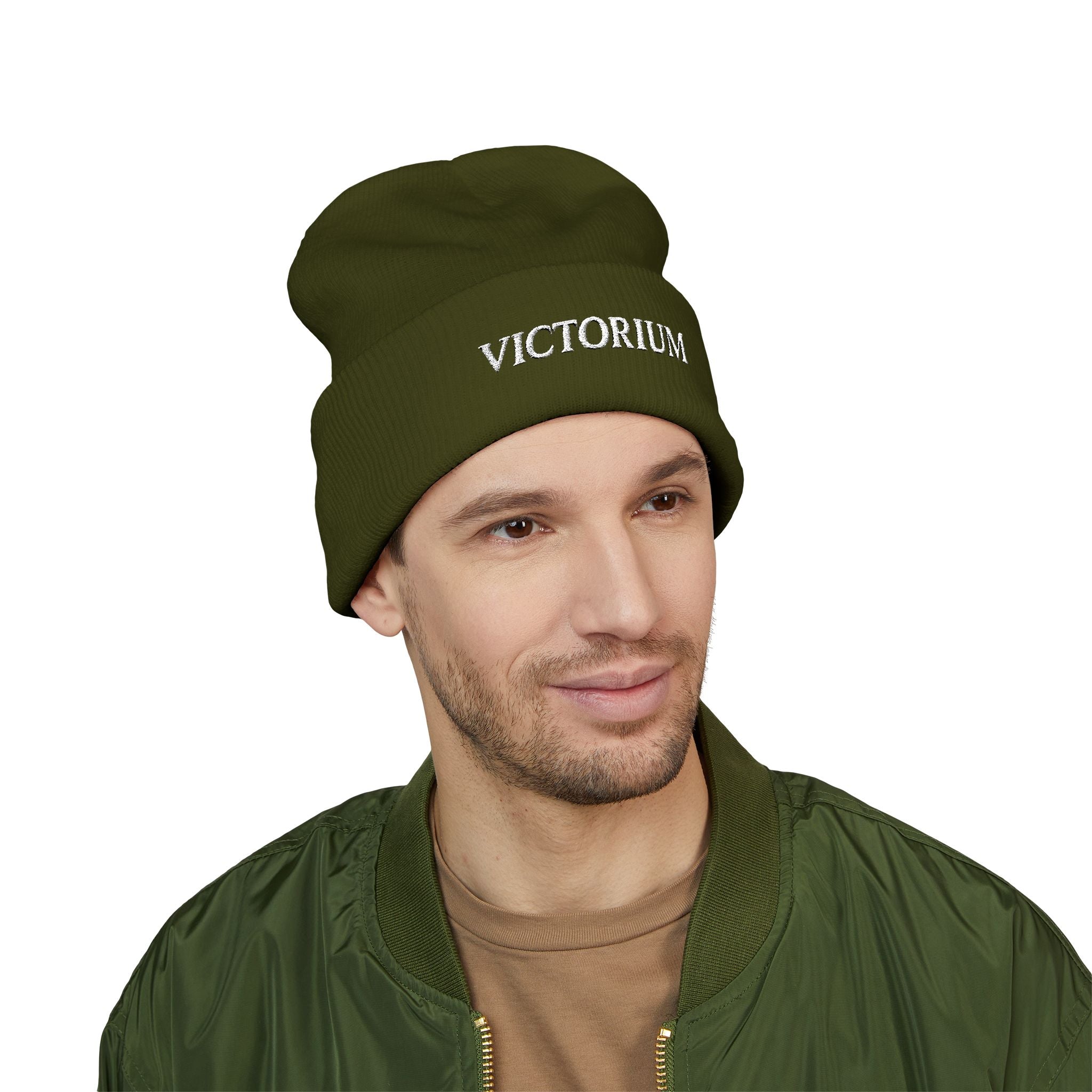 Victorium Unisex Embroided Beanie