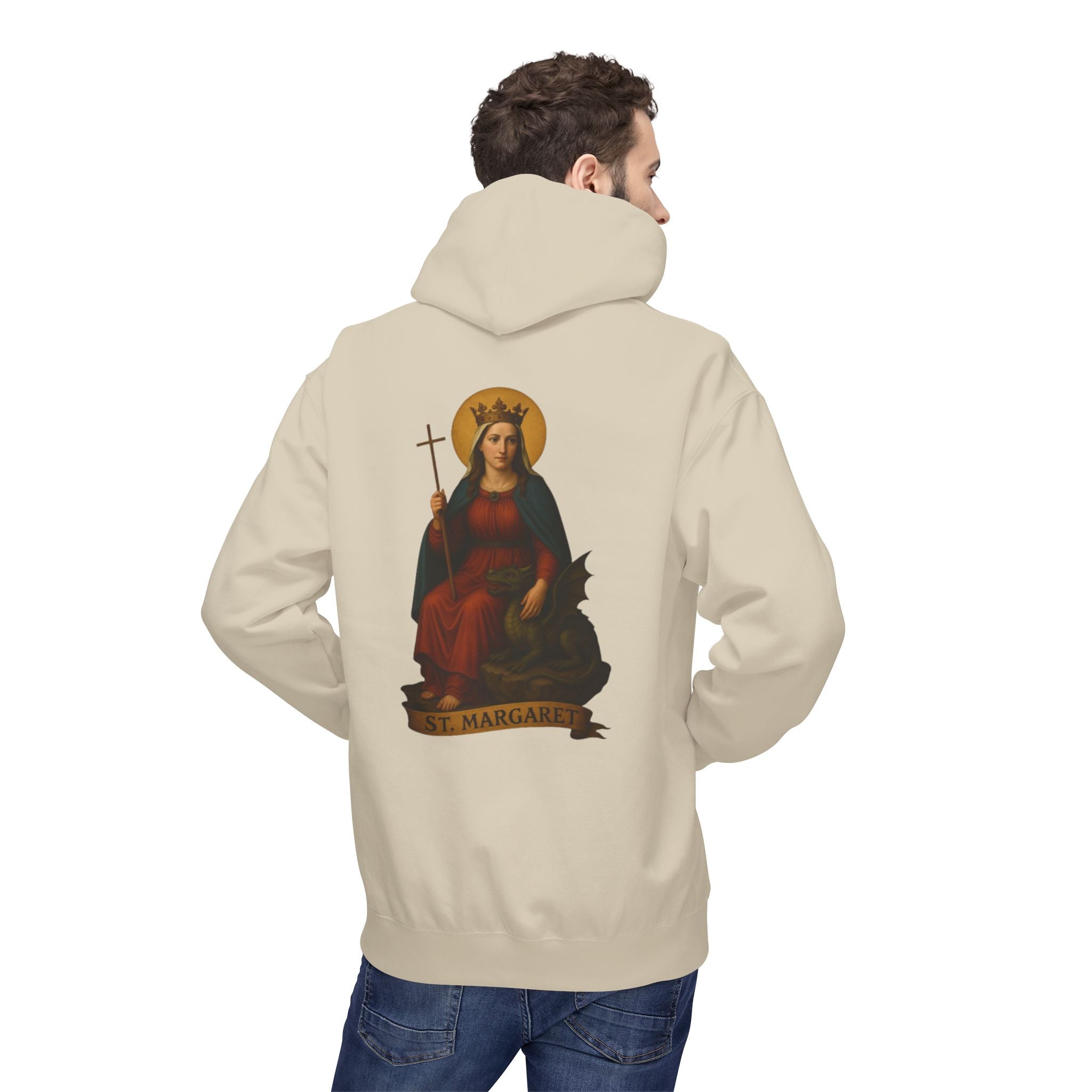 St. Margaret Fleece Hoodie — Victorium Saint Collection
