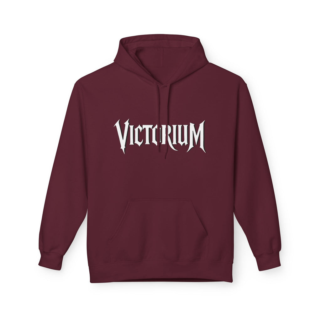 Dove Surrounded Victorium Logo Unisex Fleece Hoodie