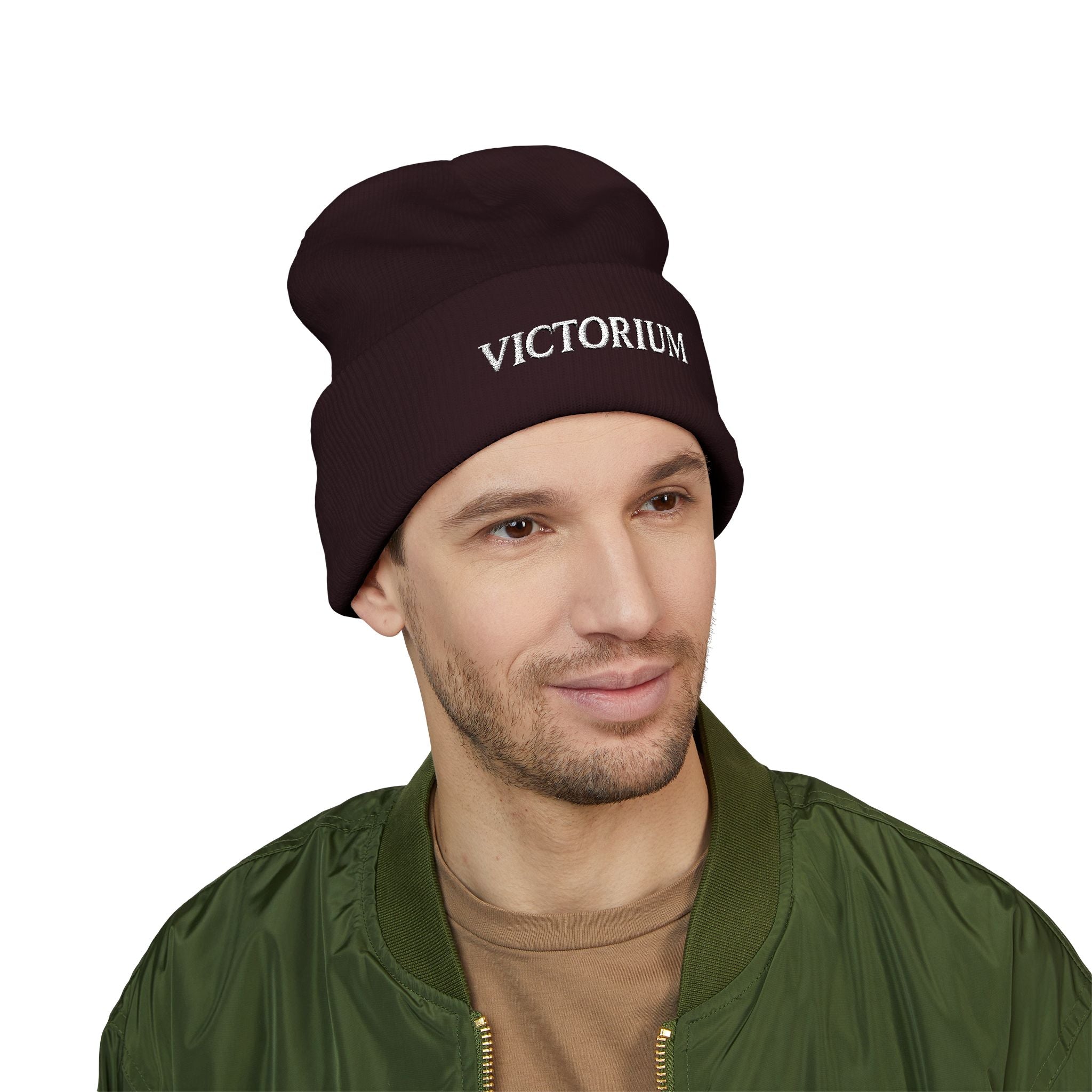 Victorium Unisex Embroided Beanie
