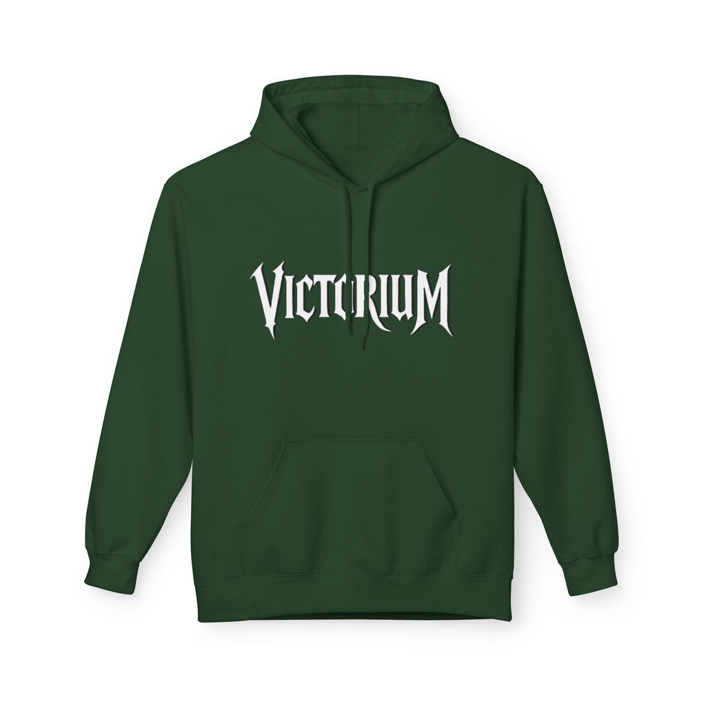 Dove Surrounded Victorium Logo Unisex Fleece Hoodie
